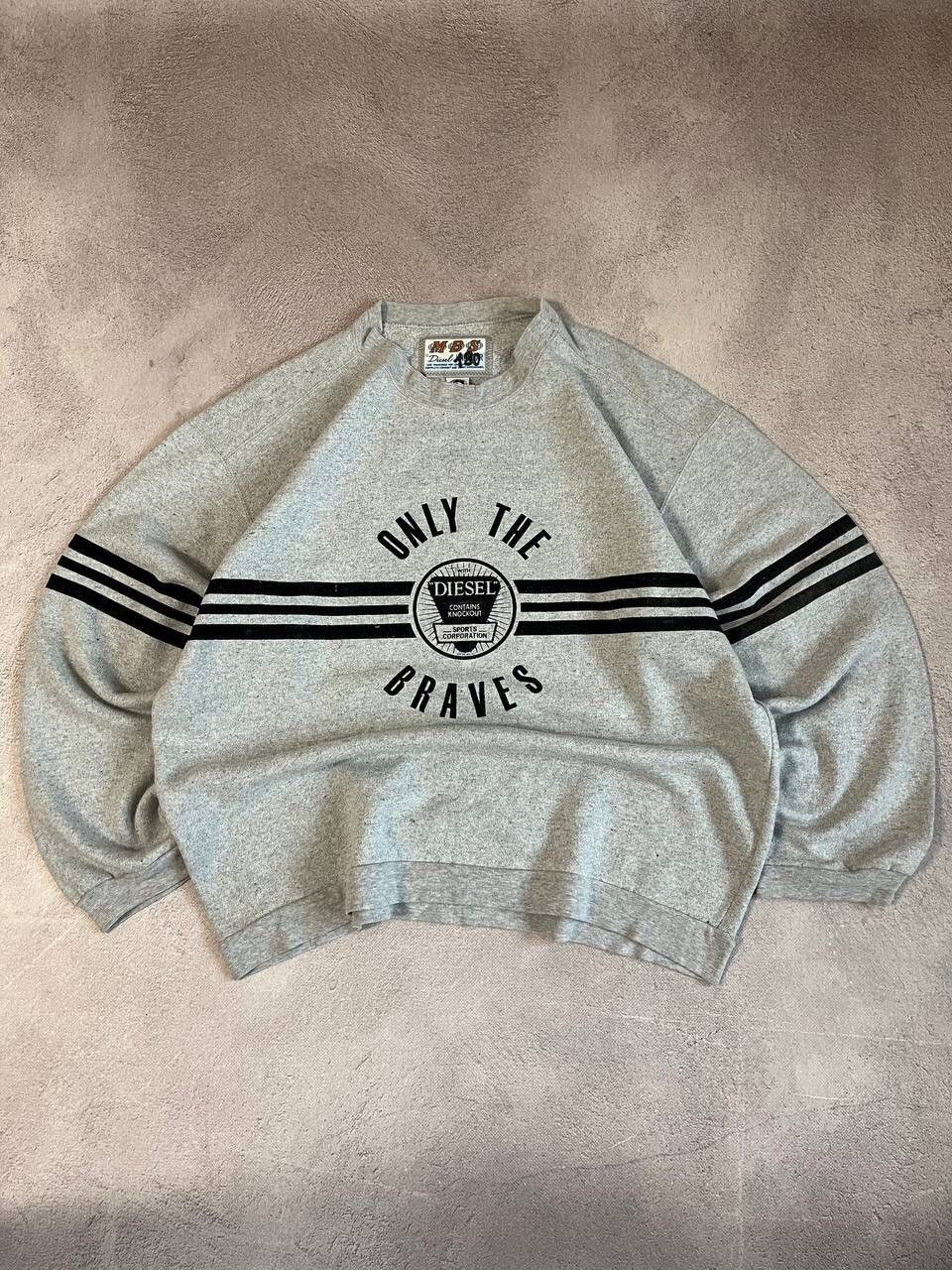 Diesel Diesel distressed y2k Sweatshirt Size US XL / EU 56 / 4 - 1 Thumbnail