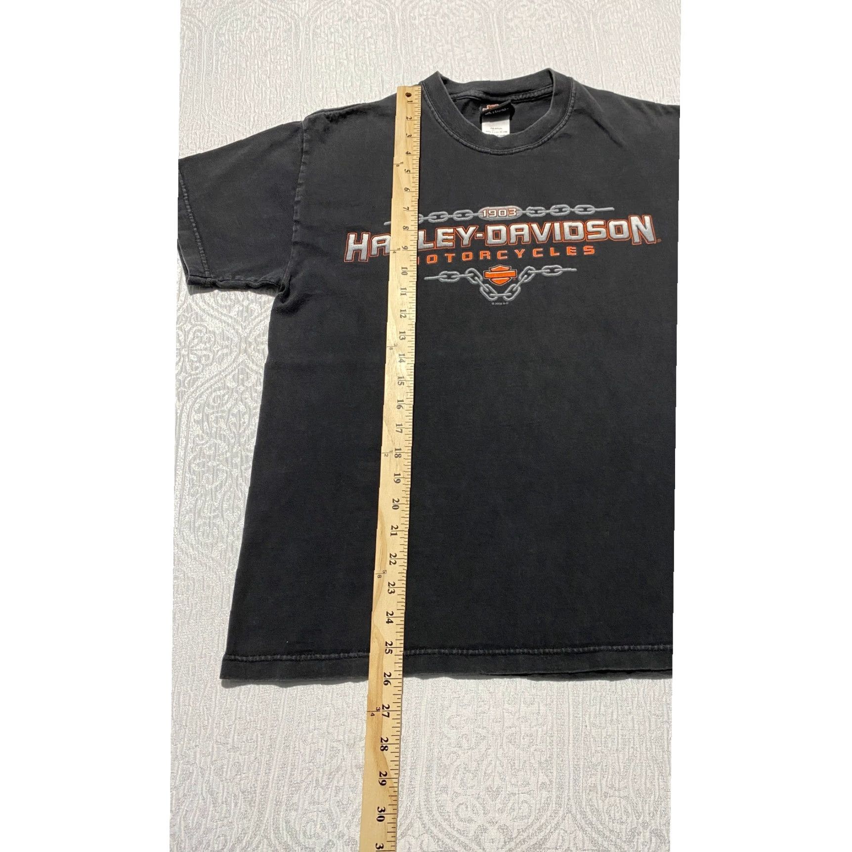 Harley Davidson VINTAGE Harley-Davidson T-Shirt Mens M Black Dudley Perkins San Francisco 2000s Graphic Tee Short Sleeve Crew Neck Grunge Size US M / EU 48-50 / 2 - 4 Thumbnail