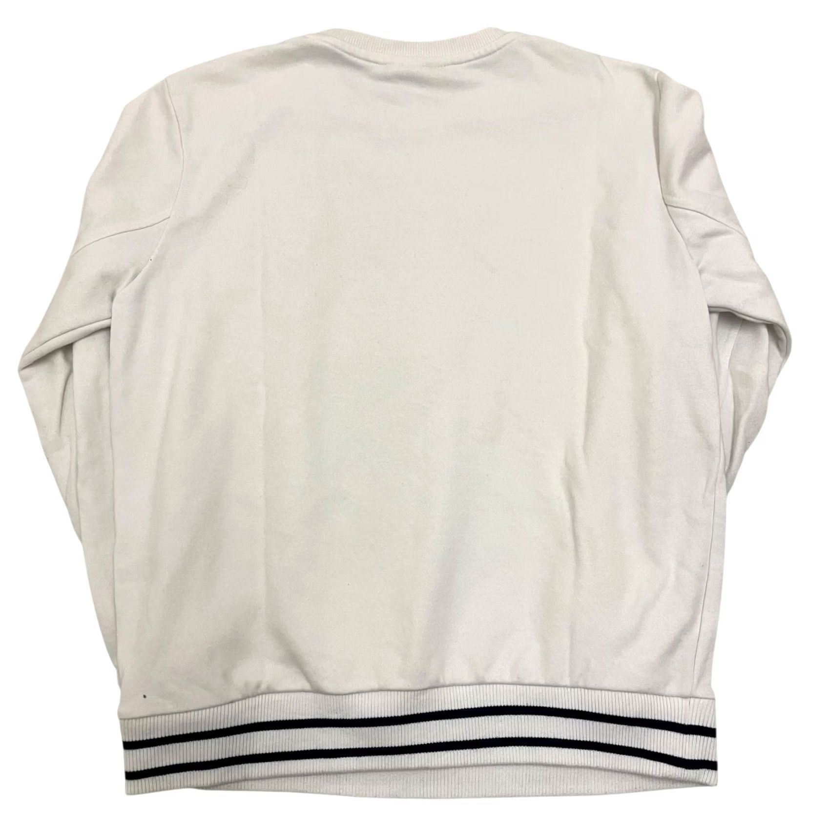 Fila FILA Sweatshirt Mens Large White Logo Crewneck Pullover Sports Size US L / EU 52-54 / 3 - 6 Thumbnail