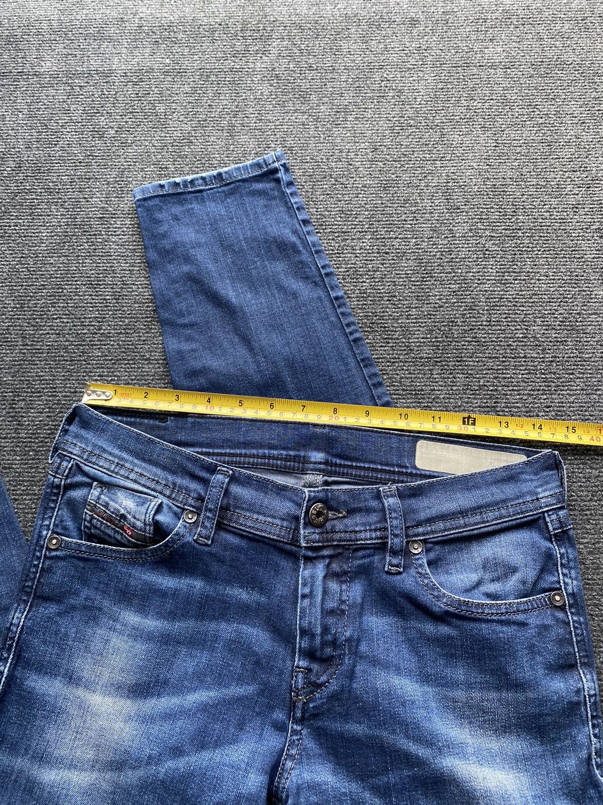 Diesel 🔥Opium Punk Diesel francy blue jeans women 28 alt goth emo Size 28" / US 6 / IT 42 - 6 Thumbnail