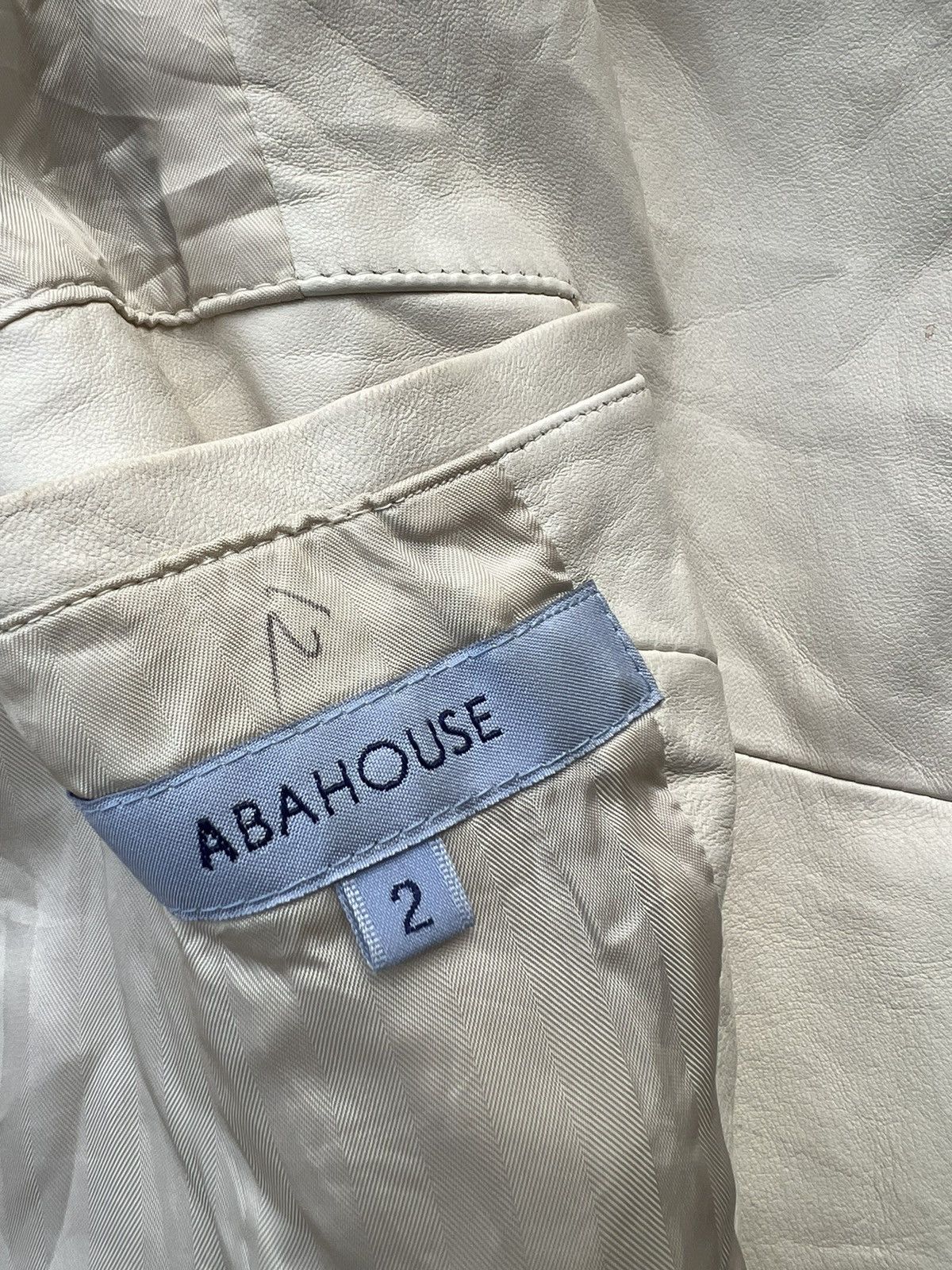 ABAHOUSE Abahouse Japan Patina White Sheep Napa Leather Jacket Size US S / EU 44-46 / 1 - 21 Thumbnail