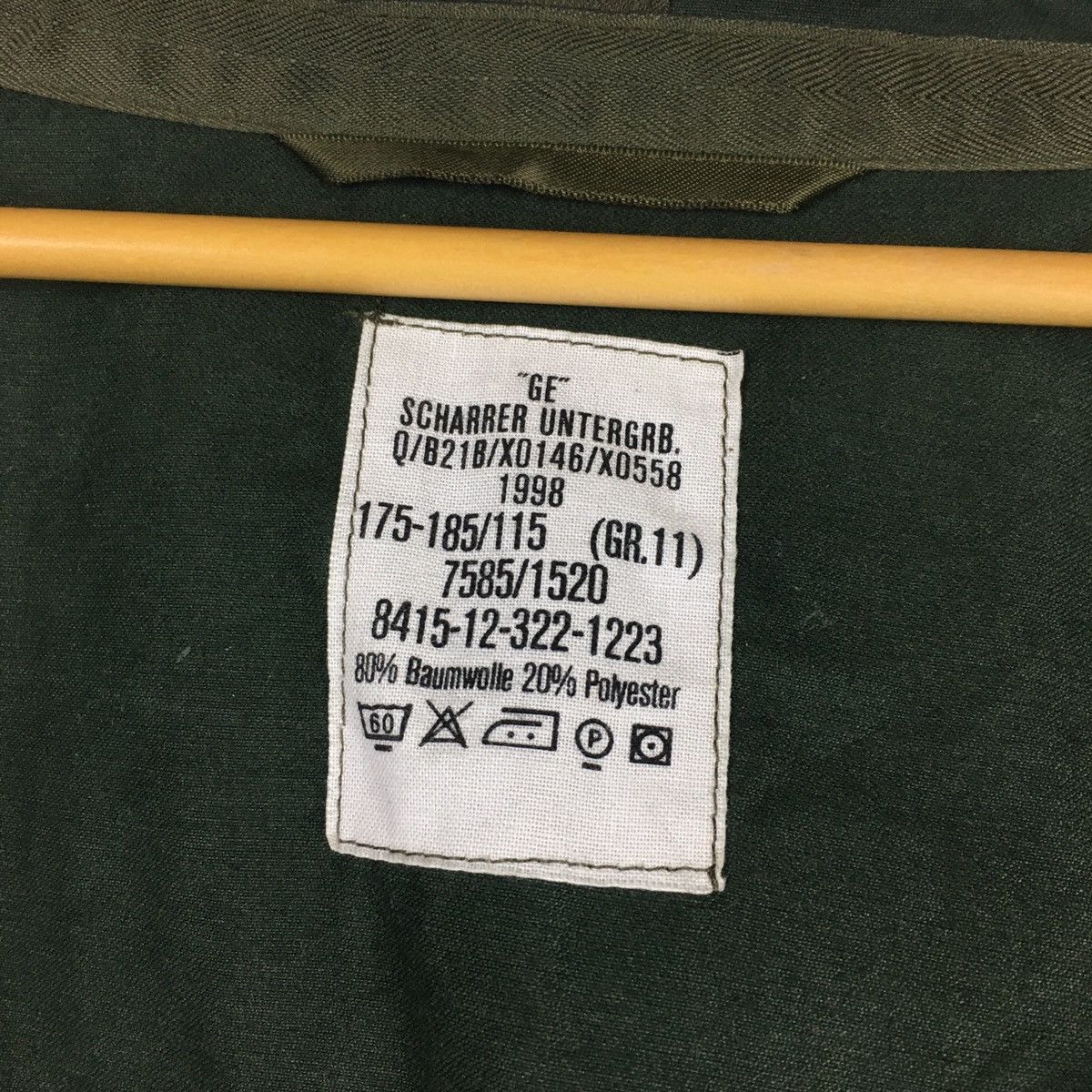 Vintage Vtg 98 Scharrer Untergrb German Camouflage Field Jacket Size US L / EU 52-54 / 3 - 16 Thumbnail