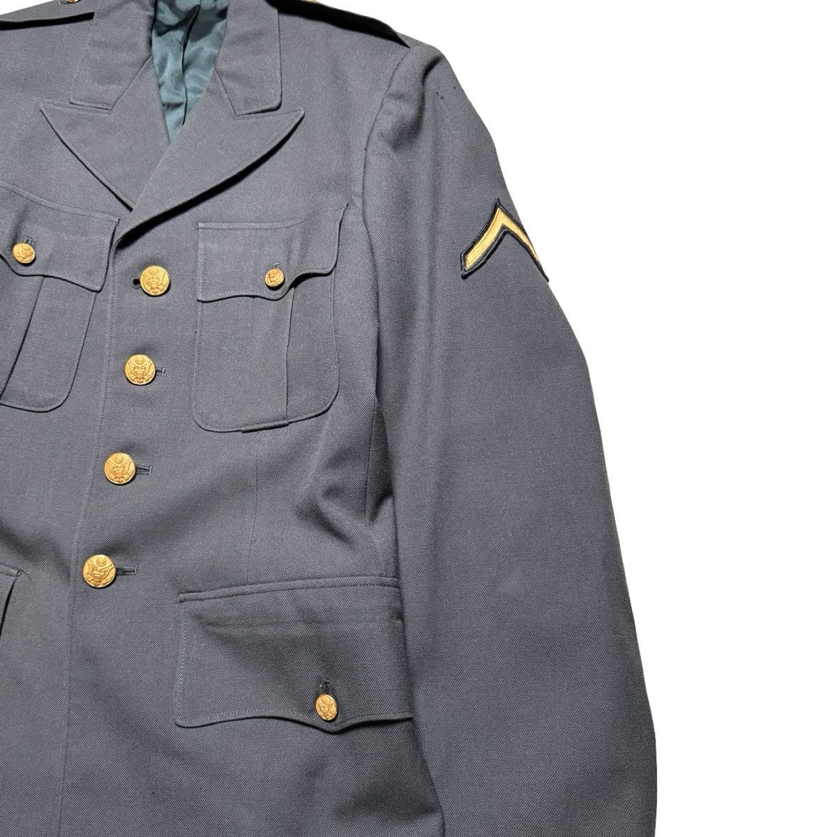 Vintage VTG U.S. Army Dress Jacket 36L Vietnam Era Uniform Coat Size US L / EU 52-54 / 3 - 2 Thumbnail