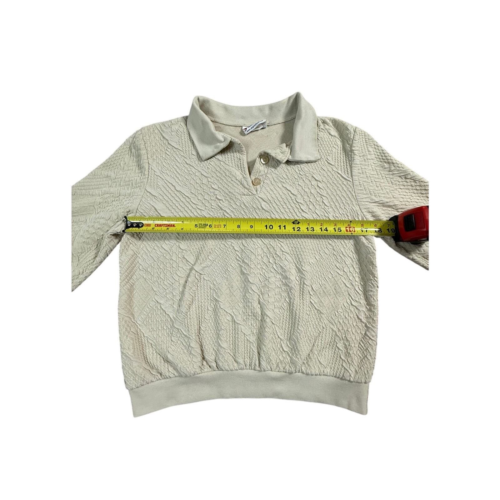 Vintage Vintage Women's Collared Pullover Size M / US 6-8 / IT 42-44 - 5 Thumbnail