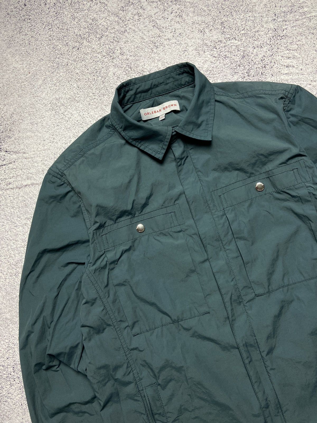 Orlebar Brown Orlebar Brown Metal Jacket Nylon Overshirt Designed Style Size US S / EU 44-46 / 1 - 2 Thumbnail