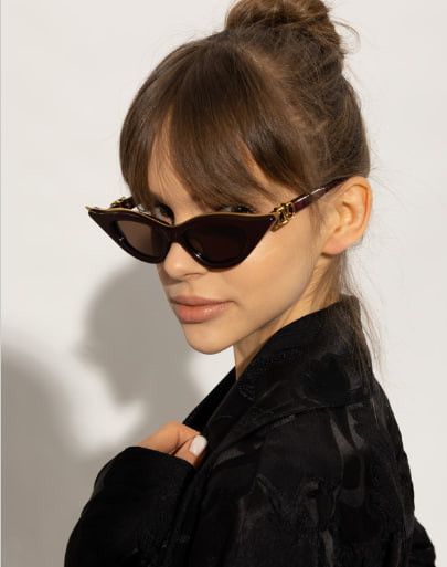Valentino NEW VALENTINO V-GOLDCUT VLS-114B BORDEAUX CAT EYE SUNGLASSES Size ONE SIZE - 5 Thumbnail