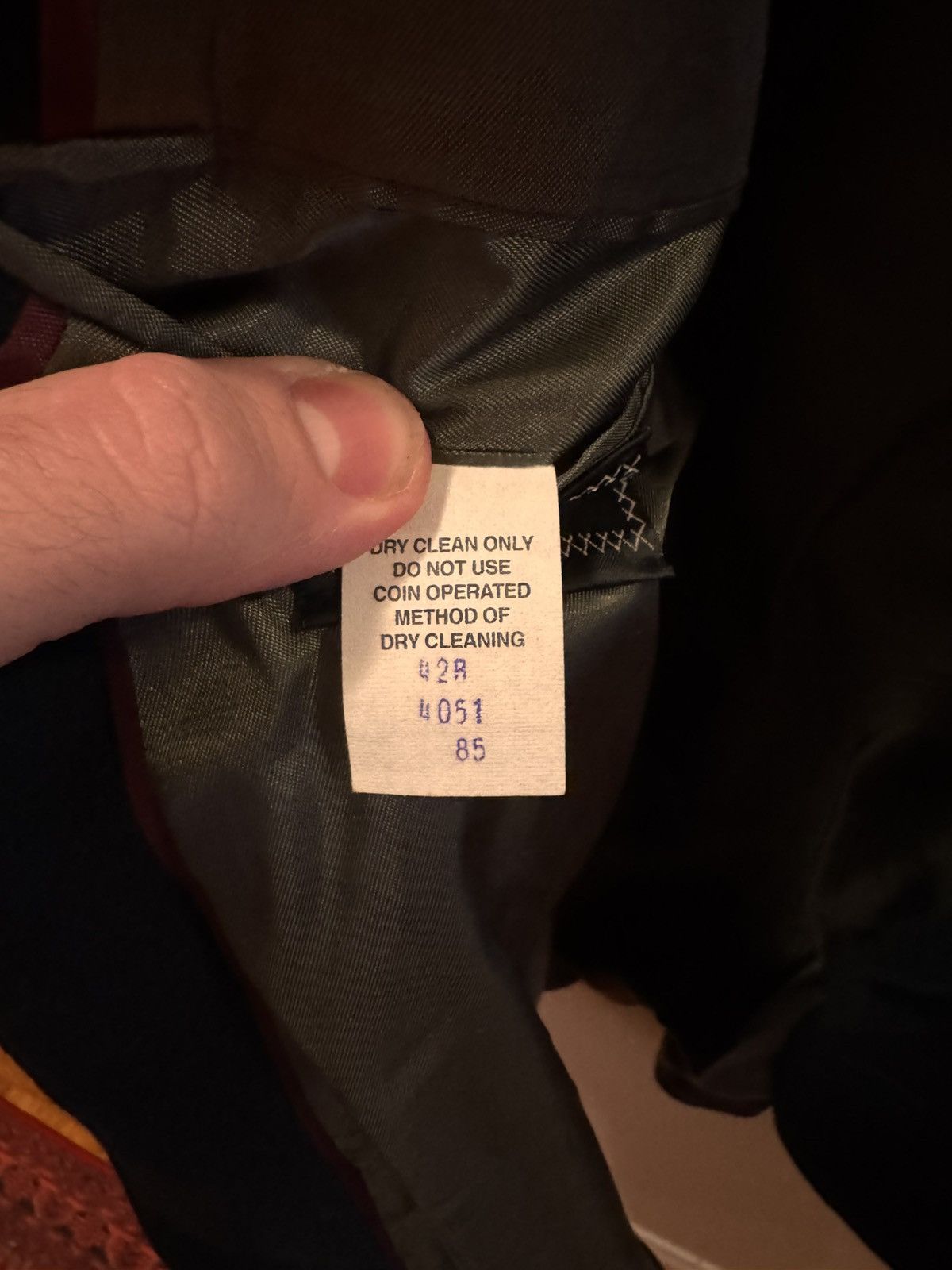 Vintage Vintage Wool Men’s Blazer Size 42R - 4 Thumbnail