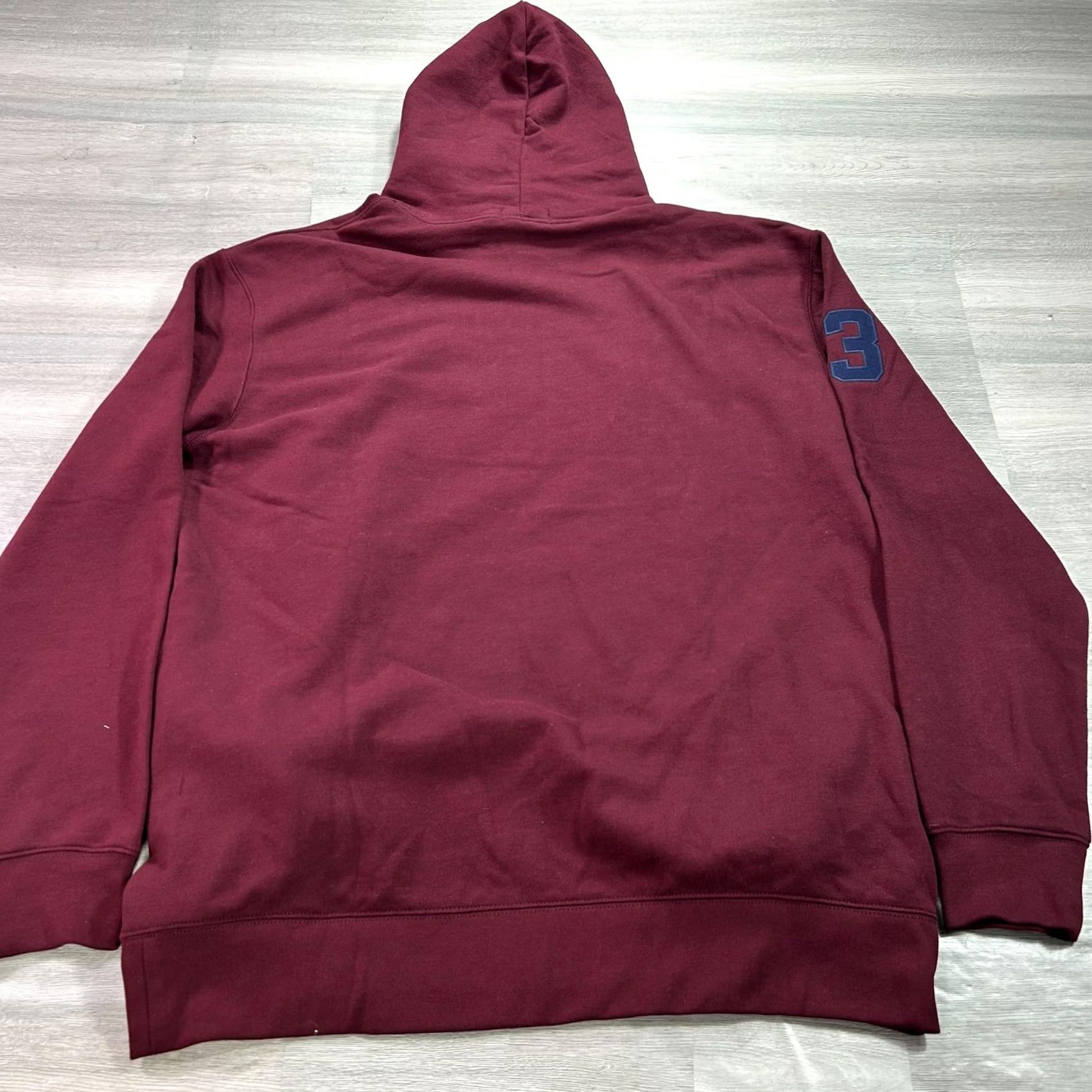 Polo Ralph Lauren Polo Ralph Lauren Hoodie Mens XLT Red Embroidered Polo Match Graphic Print Pocketed Fleece Sweatshirt Size US XL / EU 56 / 4 - 2 Thumbnail