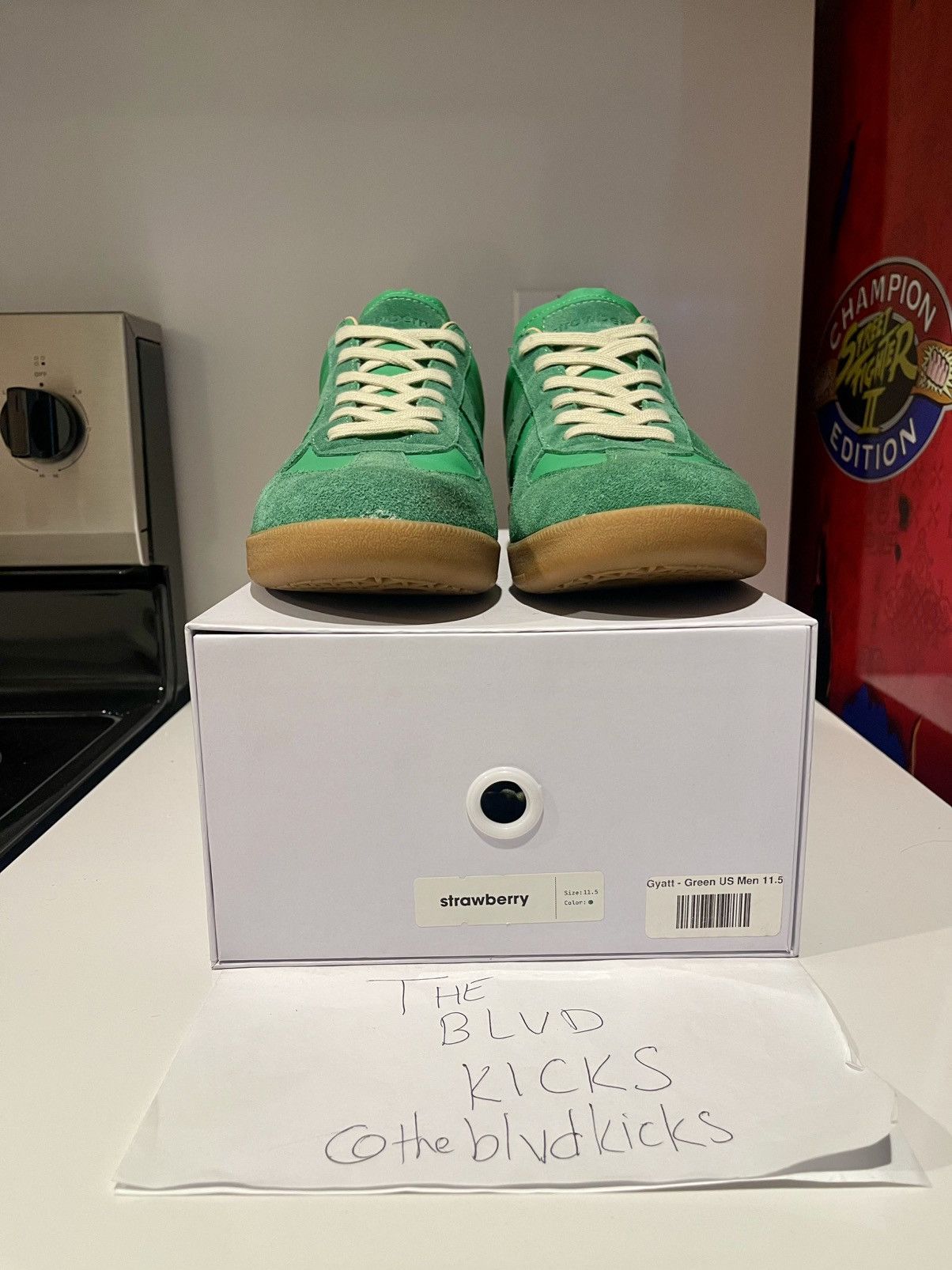 Strawberry Strawberry Gyatt GAT Green Size US 11.5 / EU 44-45 - 5 Thumbnail