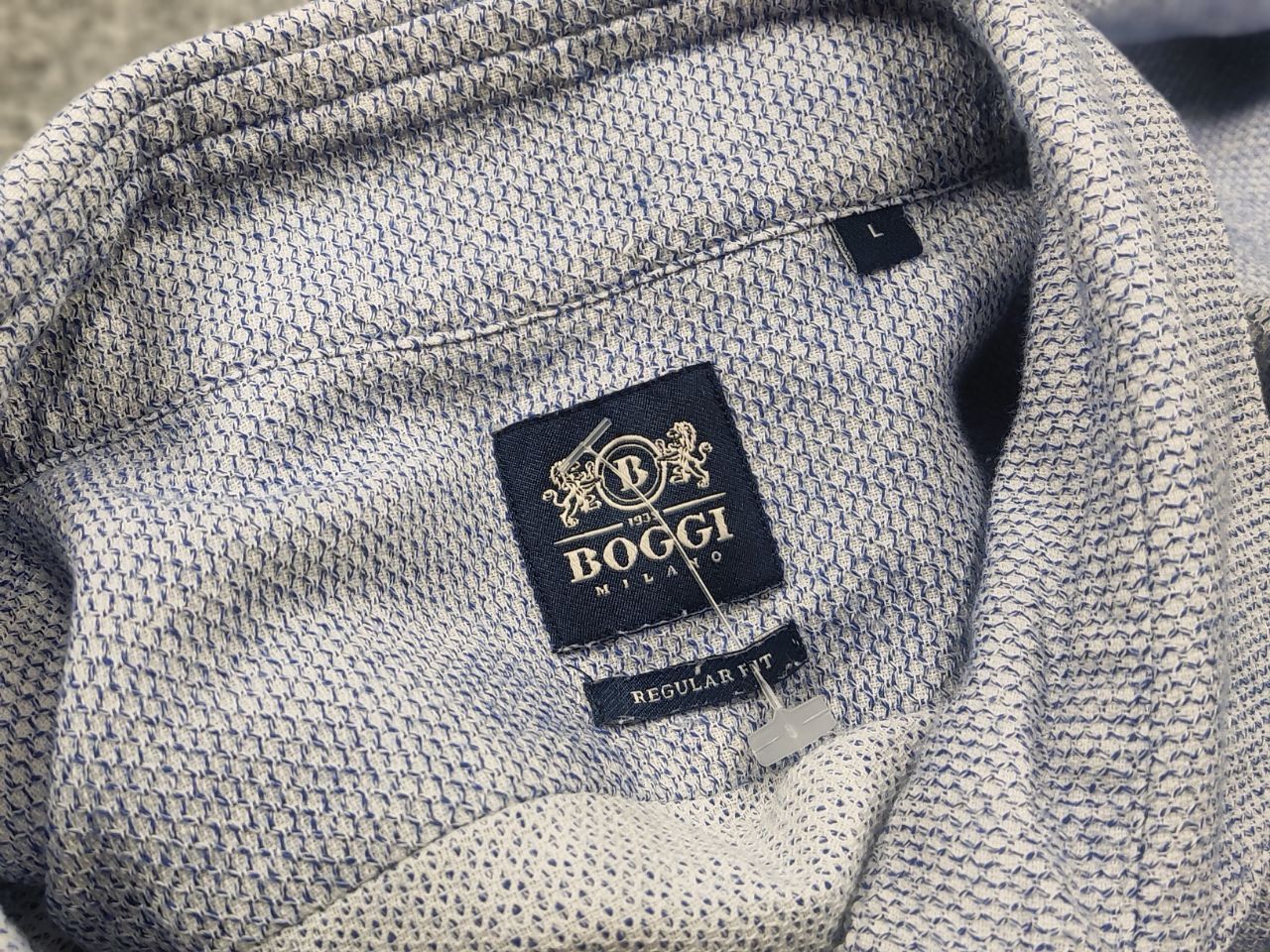 Boggi Boggi Milano Design Regular Fit Button Long sleeve Shirt Size US L / EU 52-54 / 3 - 12 Thumbnail