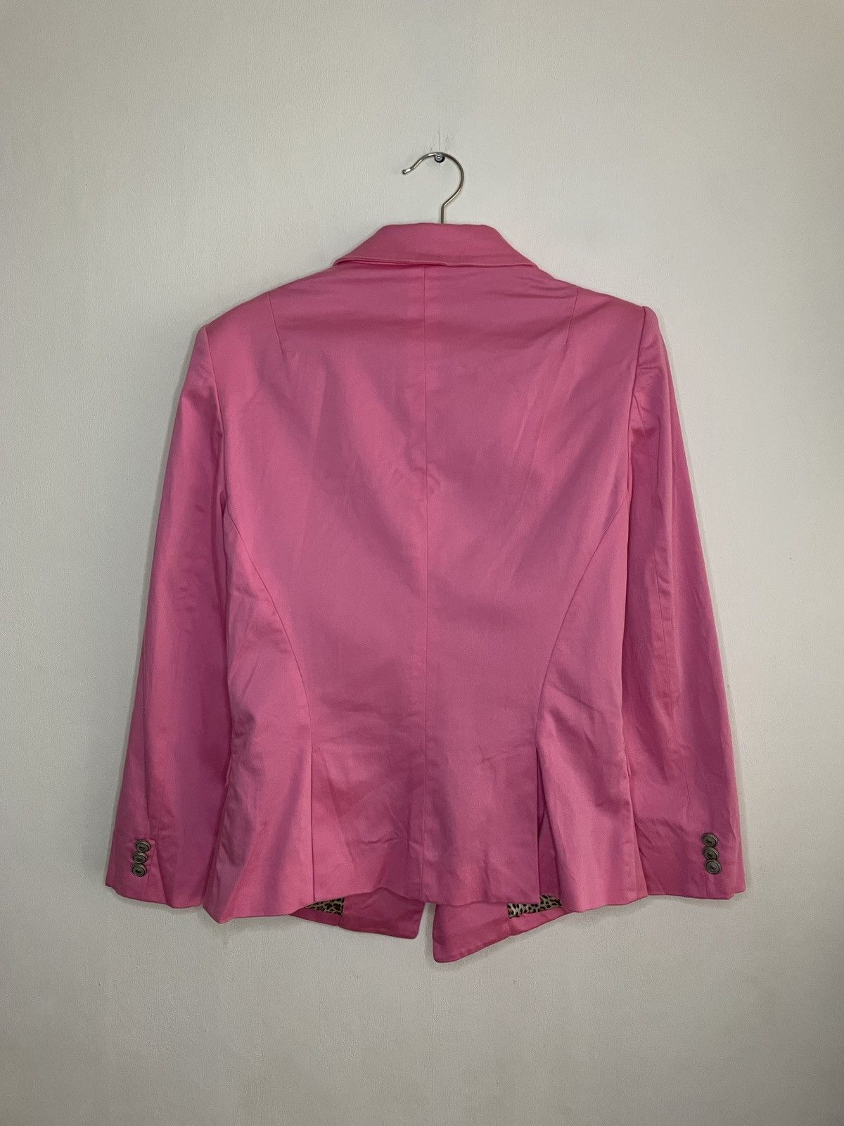 Just Cavalli × Roberto Cavalli Just Cavalli Pink / Leopard Blazer Size M / US 6-8 / IT 42-44 - 3 Thumbnail