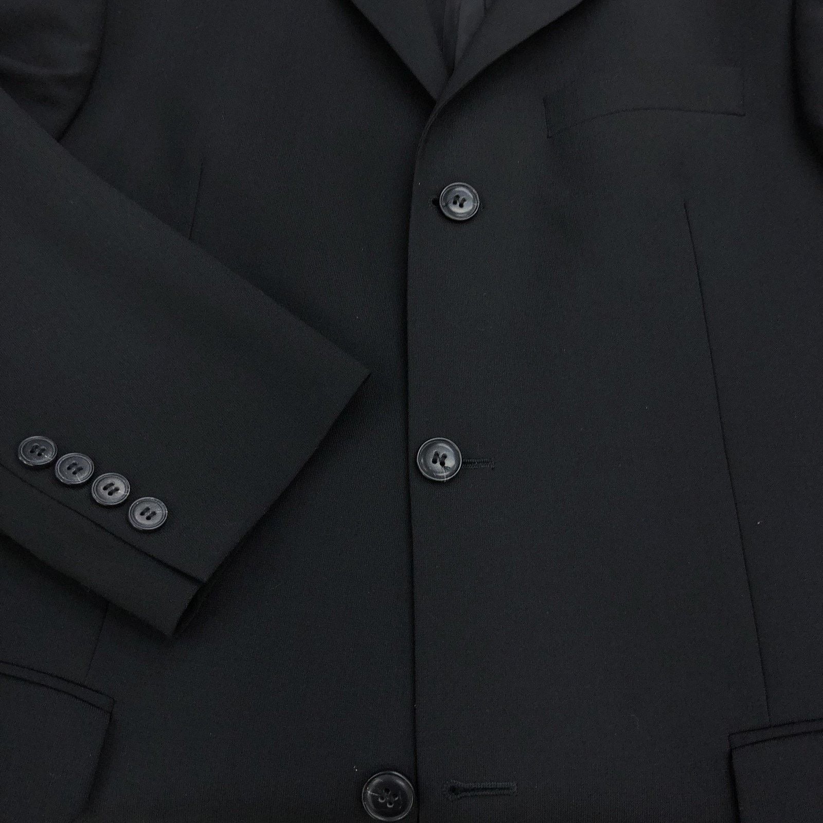 s.Oliver s.Oliver Blazer 46 Black Lars Wool Blend Three Button Jacket Size 42R - 19 Thumbnail
