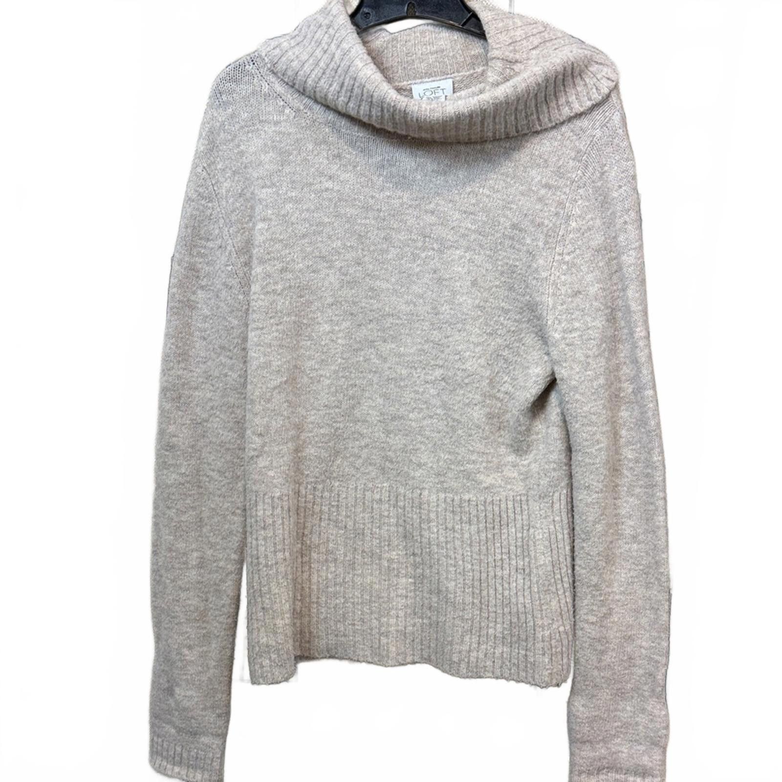 Other LOFT Soft Cream Cowl Neck Sweater Size M / US 6-8 / IT 42-44 - 1 Thumbnail