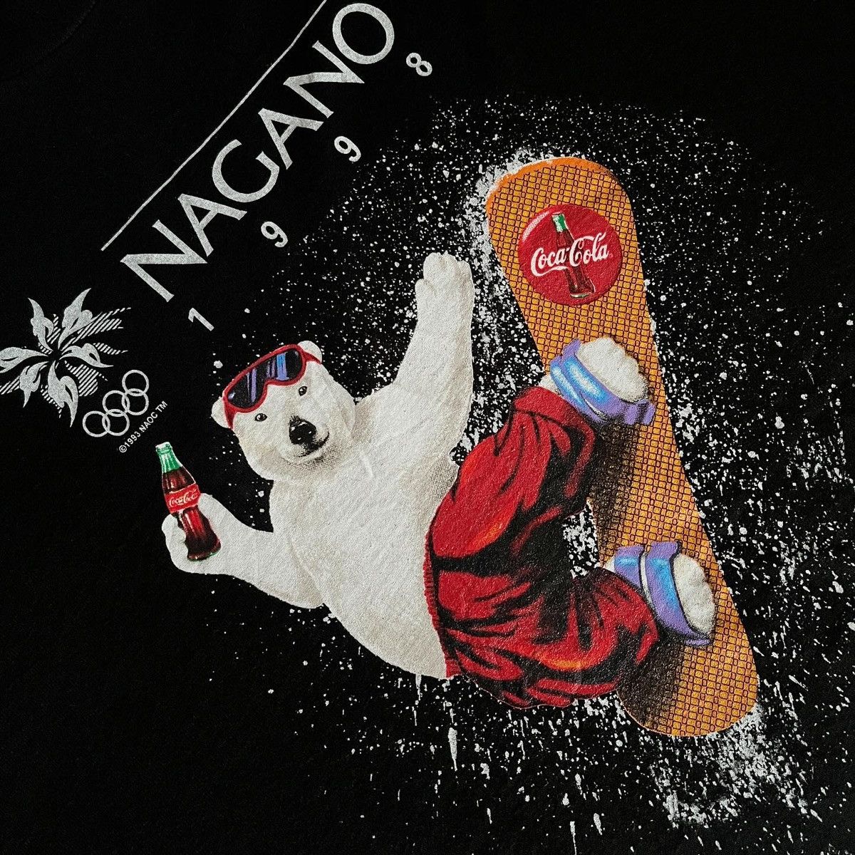 Mizuno × USA Olympics × Vintage Vintage Olympics Nagano 1998 Big Logo Tshirt Size US L / EU 52-54 / 3 - 3 Thumbnail