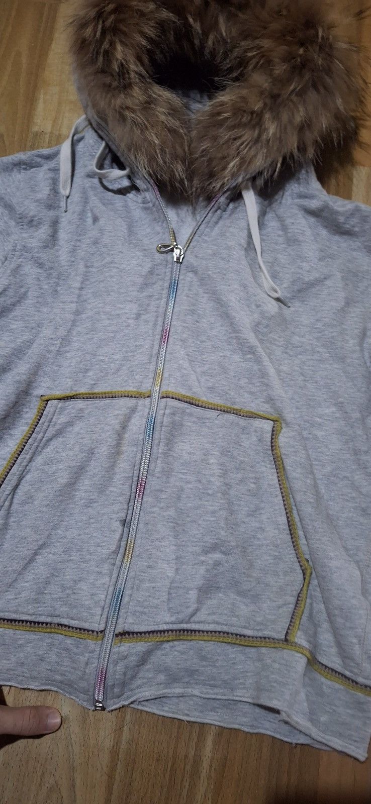 If Six Was Nine Trixy Fur Hoodie If six was nine style Size US M / EU 48-50 / 2 - 2 Thumbnail