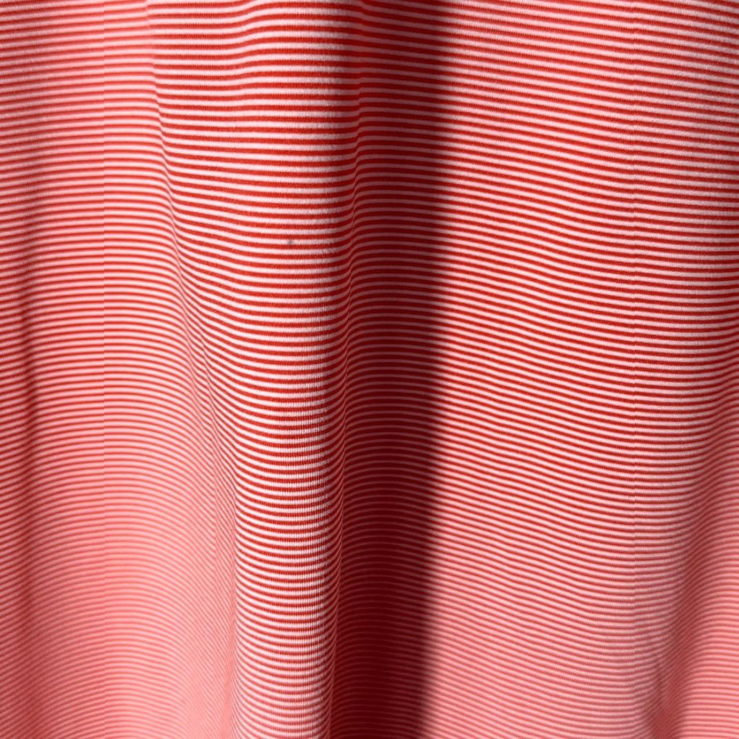 Peter Millar Peter Millar Summer Comfort Sean Polo Shirt Mens L Red Stripe Stretch Jersey Size US L / EU 52-54 / 3 - 3 Thumbnail