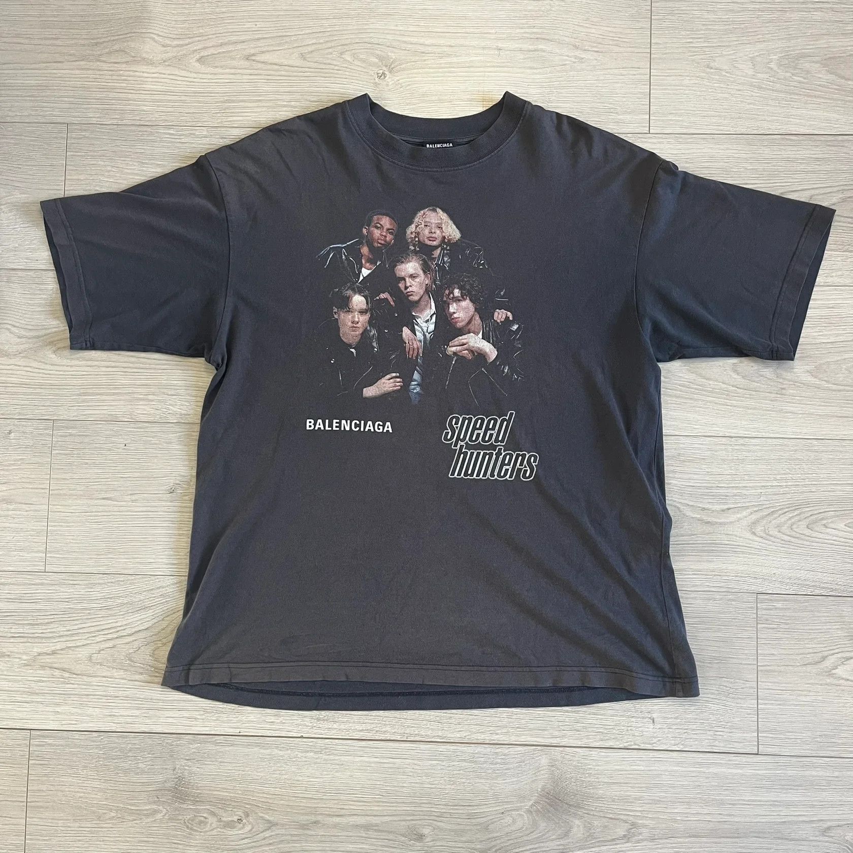 Balenciaga SS22 Speed Hunter Upside Down Oversized T Shirt