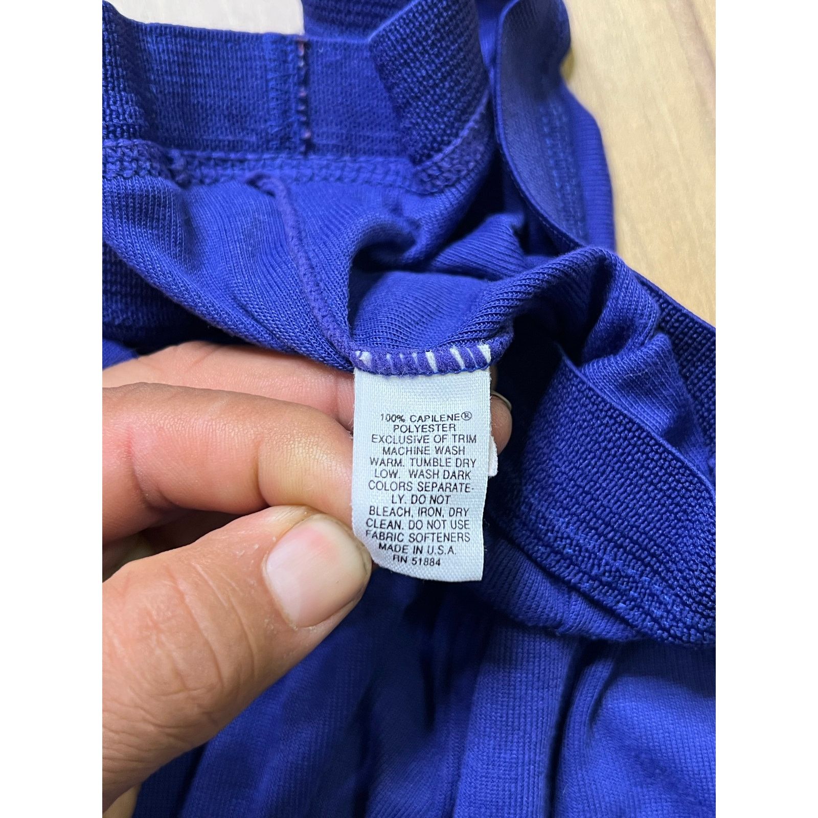 Patagonia Vintage Blue Patagonia Capilene Base Layer Bottom Mens S/M Size US 30 / EU 46 - 3 Thumbnail