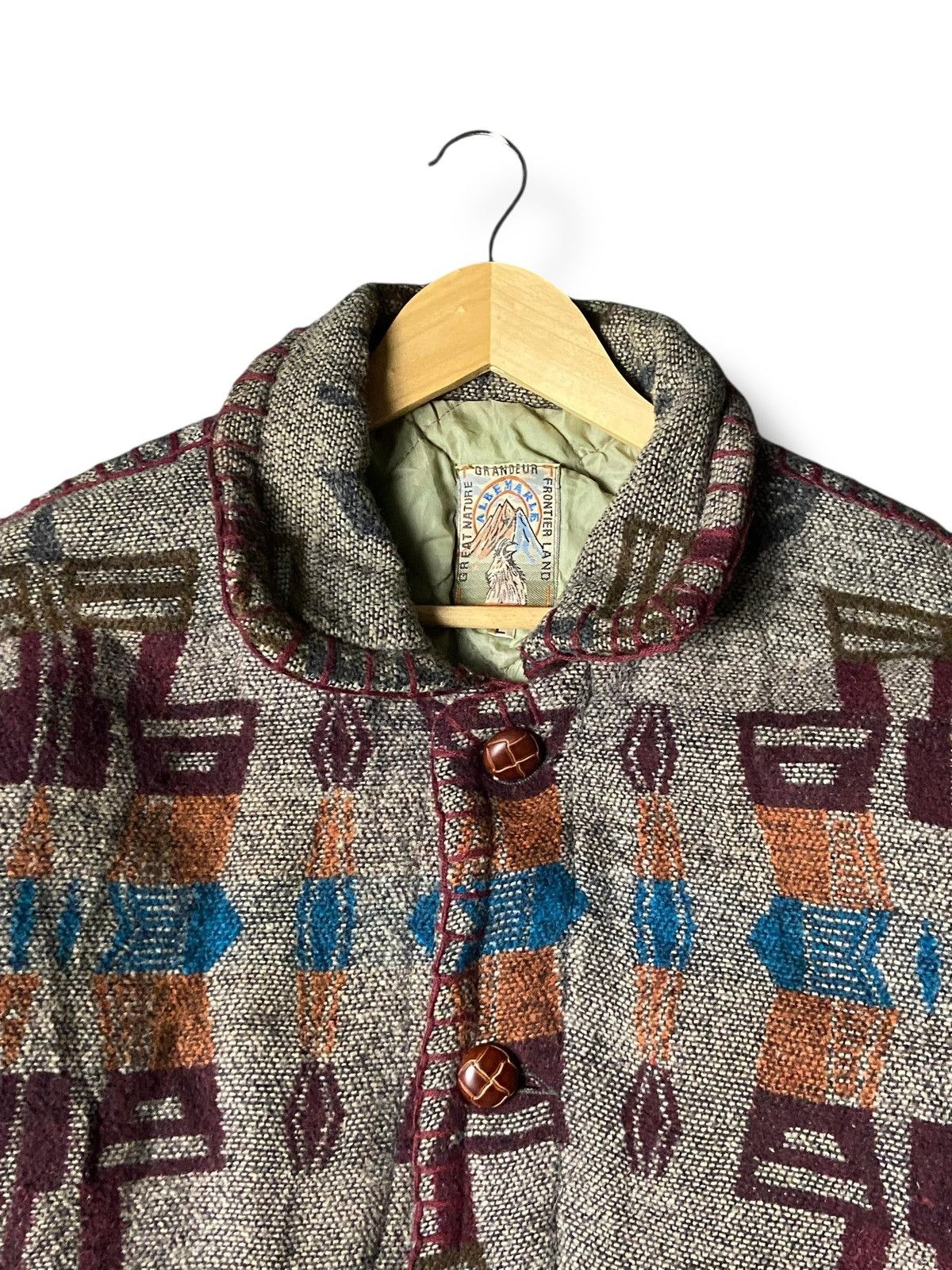 Japanese Brand Vintage ALBEMARLE Native Pattern Jacket (163) Size US L / EU 52-54 / 3 - 5 Thumbnail