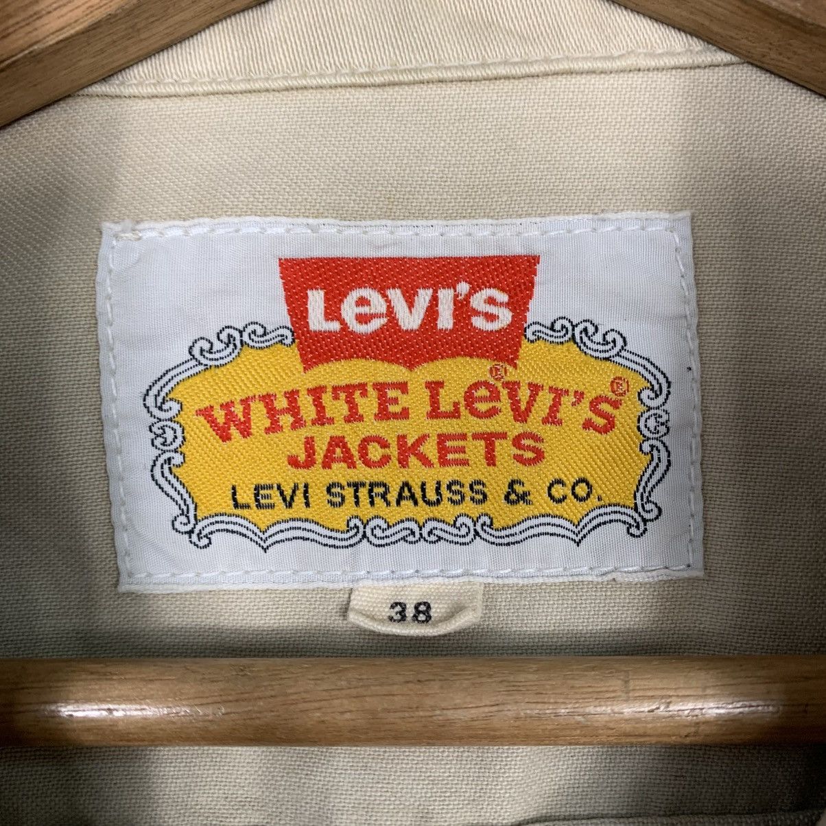 Levi's White Levis Trucker Jacket Size US S / EU 44-46 / 1 - 15 Thumbnail