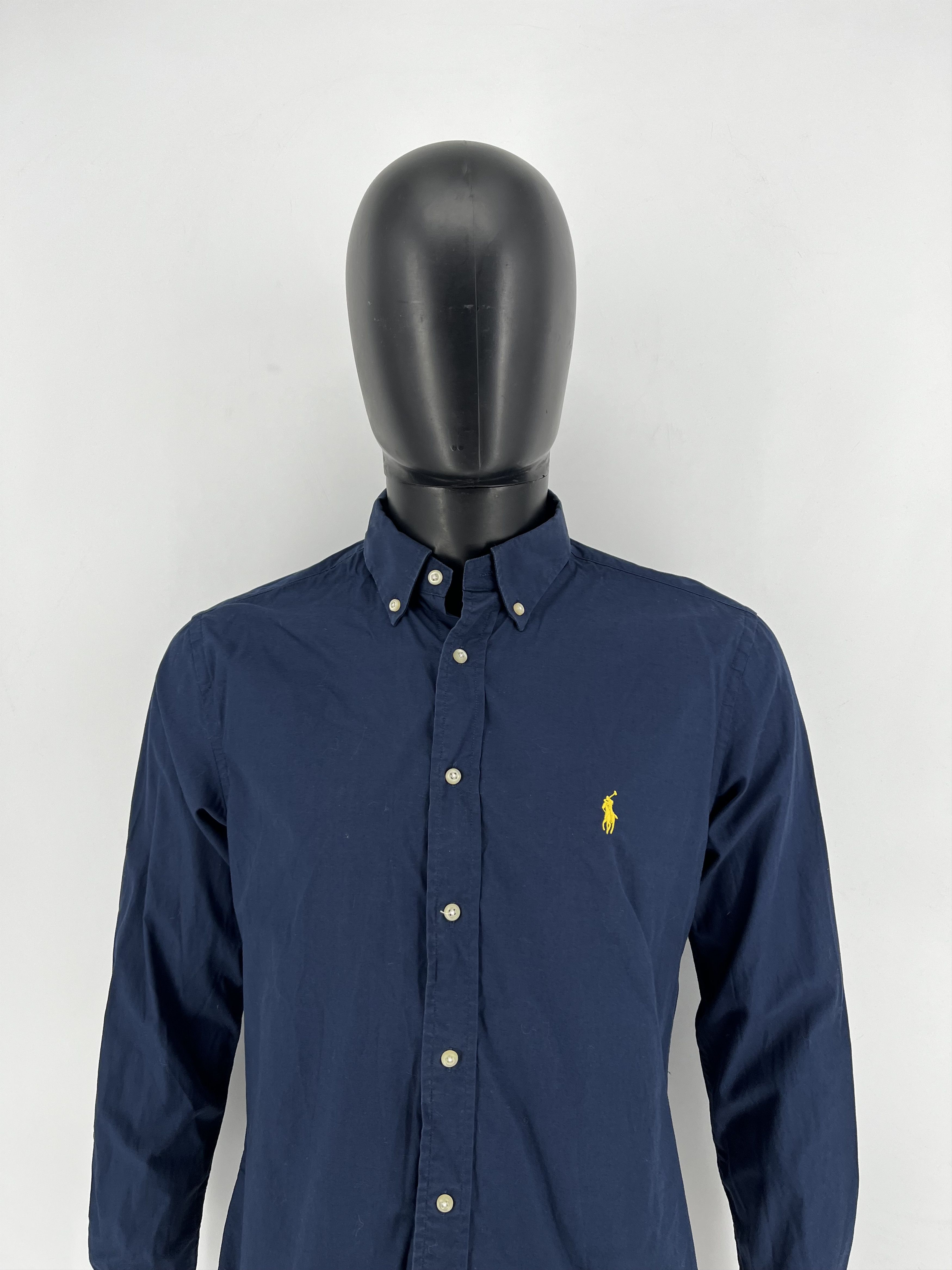 Polo Ralph Lauren Vintage Navy Shirt Polo Ralph Lauren Size M Rare Size US M / EU 48-50 / 2 - 1 Thumbnail