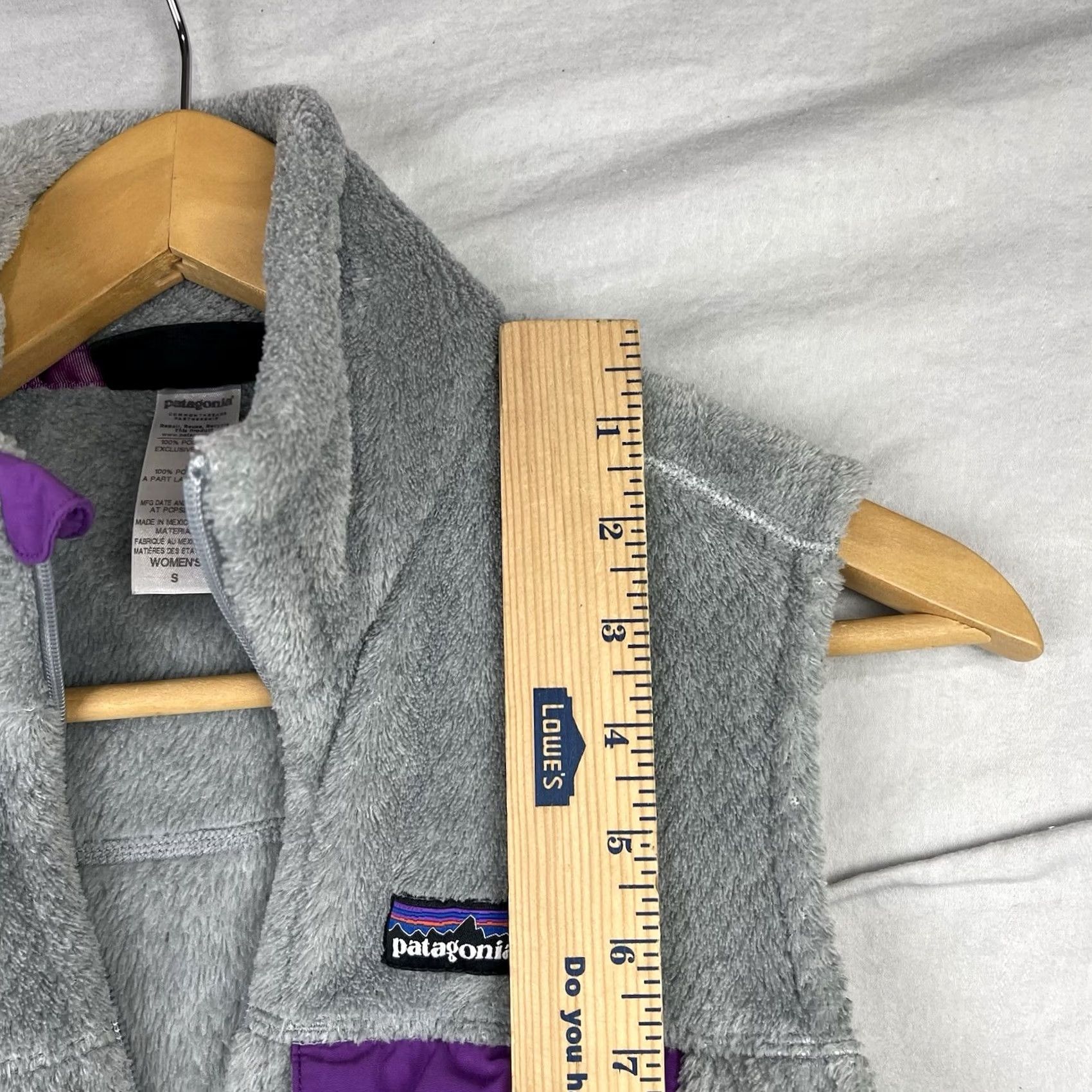 Patagonia Patagonia Vest Womens Small Gray Re-Tool Zip Up Fleece Outdoor Casual 25445 Size S / US 4 / IT 40 - 5 Thumbnail