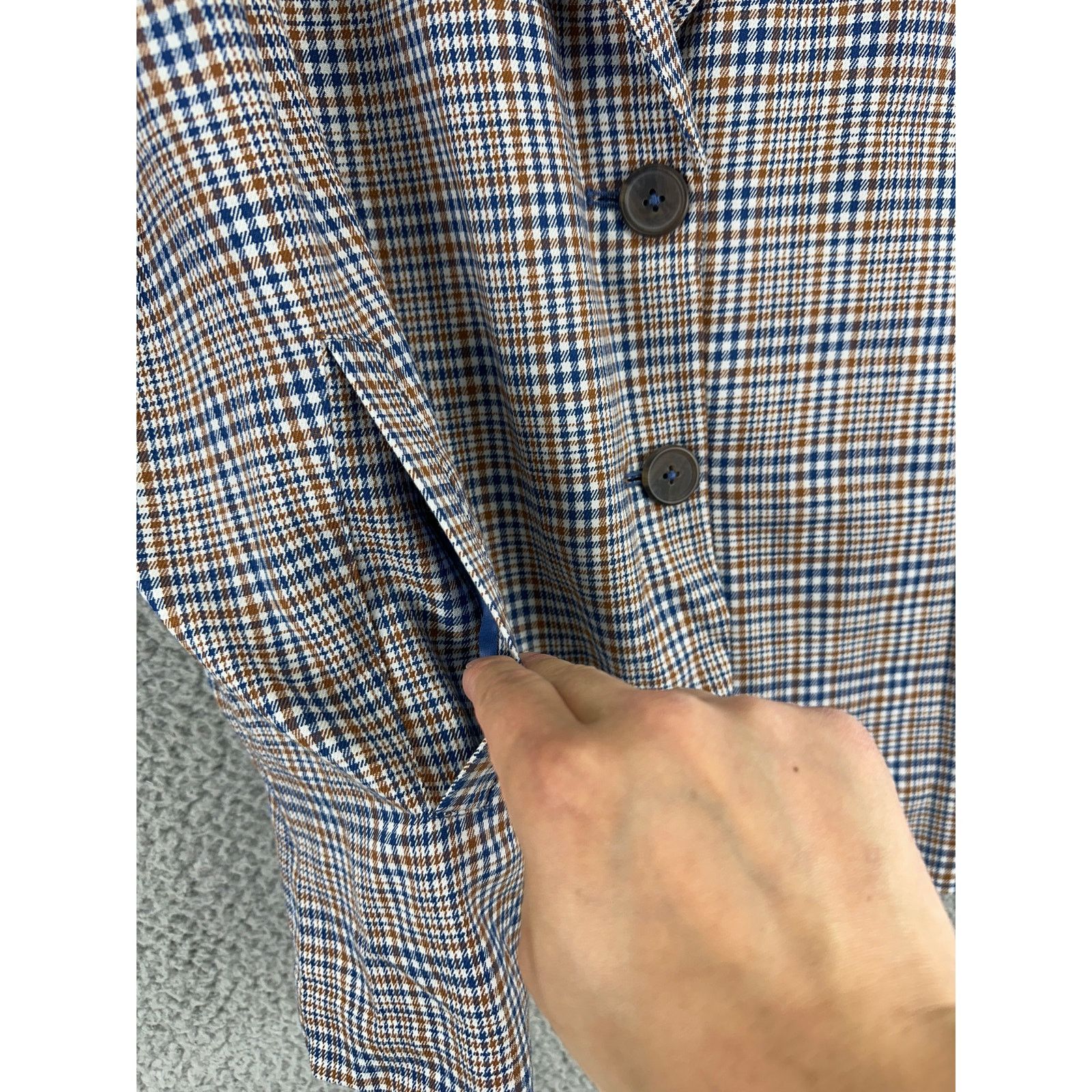 Free People Free People Cali Plaid Blazer Jacket Womens Extra Large XL Size XL / US 12-14 / IT 48-50 - 6 Thumbnail
