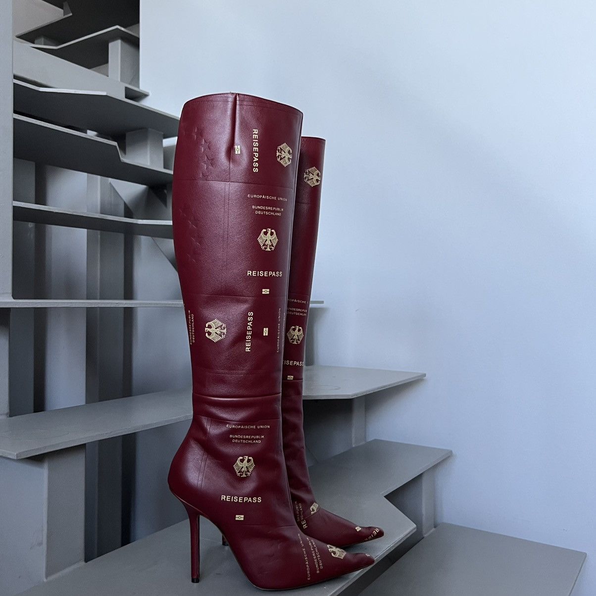 Vetements Vetements Passport Boots Size US 9 / IT 39 - 1 Thumbnail
