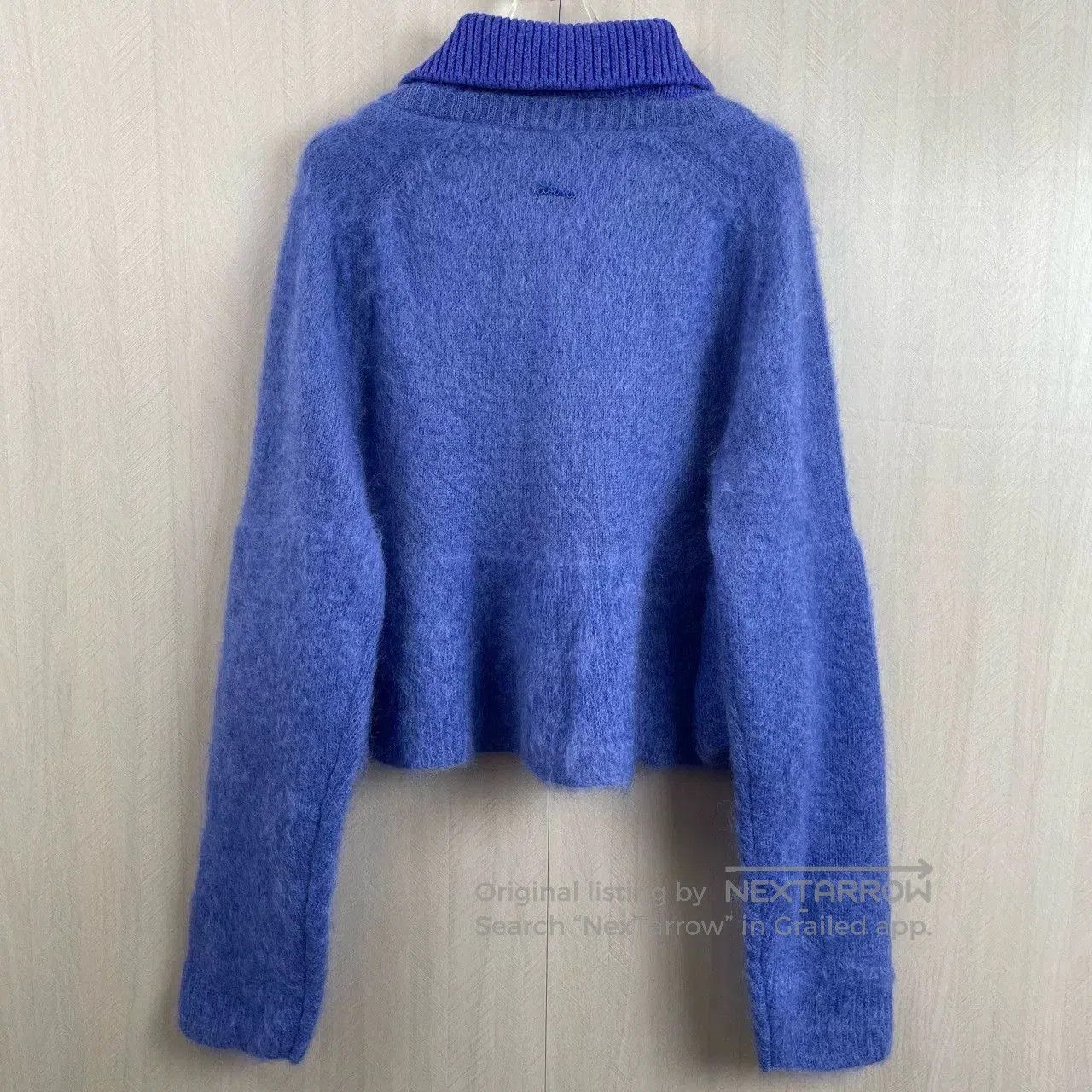 Loewe blue wool long sleeve sweater by Loewe. Size US L / EU 52-54 / 3 - 3 Thumbnail