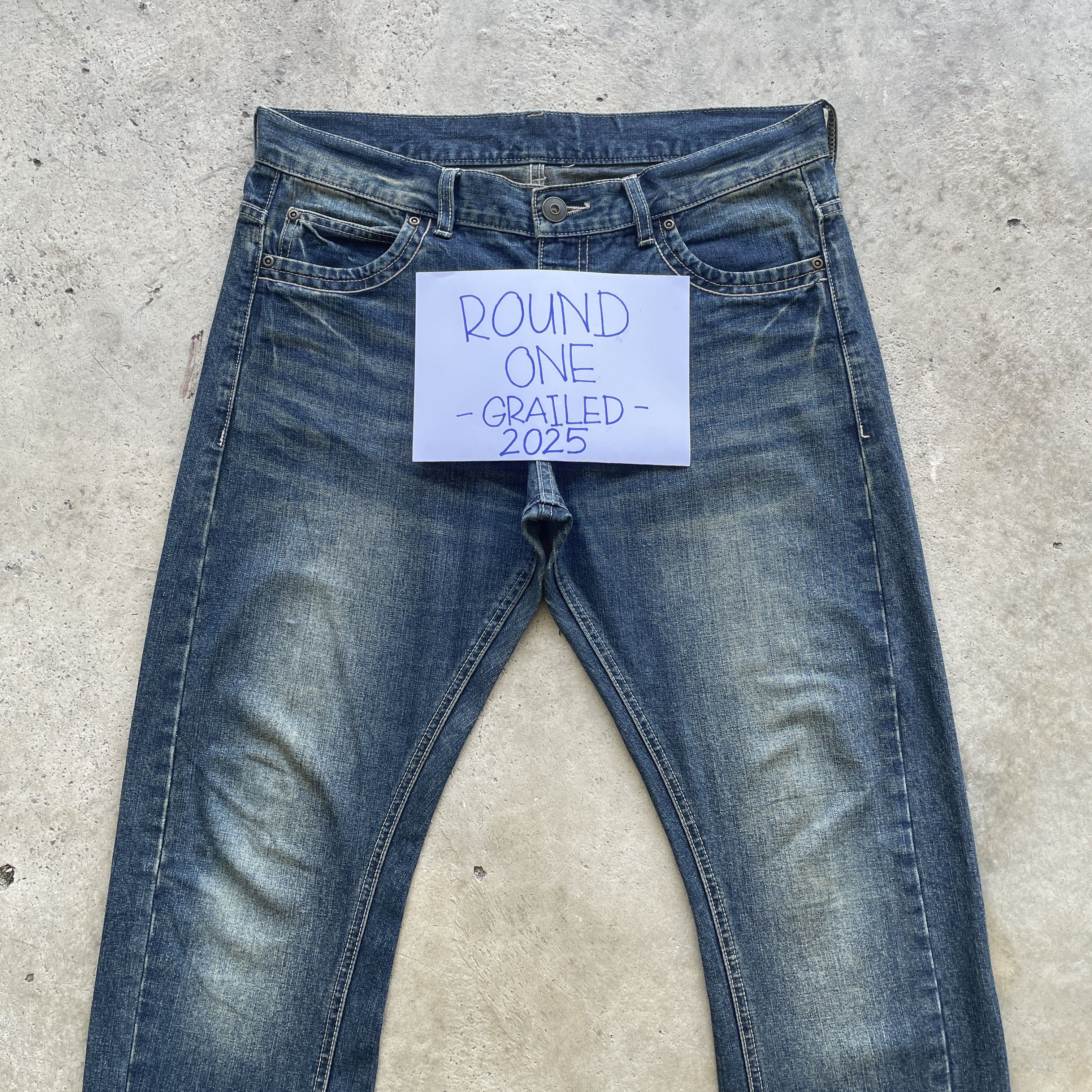 Japanese Brand × Jean VINTAGE JAPANESE FADED JEANS DENIM PANTS W35x29.5 Size US 35 - 3 Thumbnail