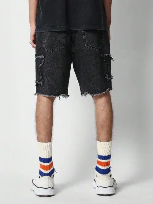 Japanese Brand Mitsuoka x nen Jeans Denim Shorts Jorts Cargo Size US 32 / EU 48 - 7 Thumbnail