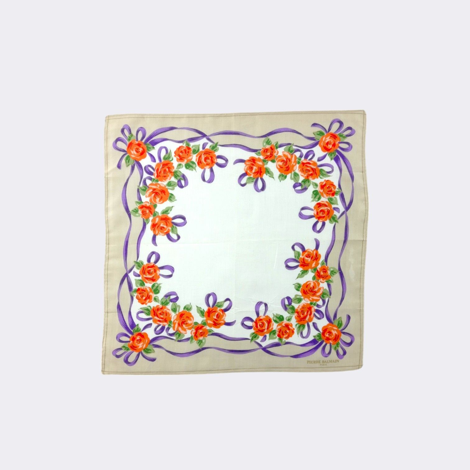 Pierre Balmain × Vintage Vintage Pierre Balmain Handkerchief Neckerchief H259I Size ONE SIZE - 2 Thumbnail