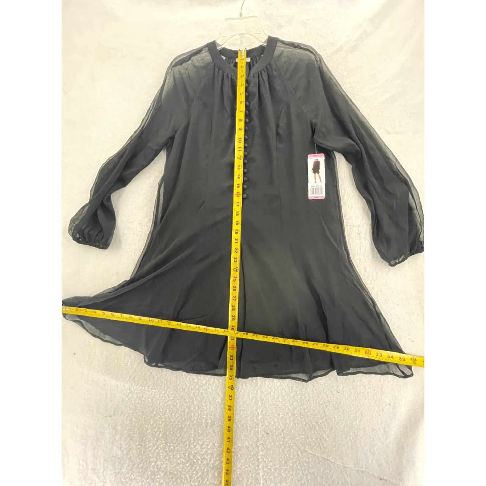 Joie JOIE Dress Ladies Small Black Balloon Sleeve NWT Limited Edition Size S / US 4 / IT 40 - 7 Thumbnail