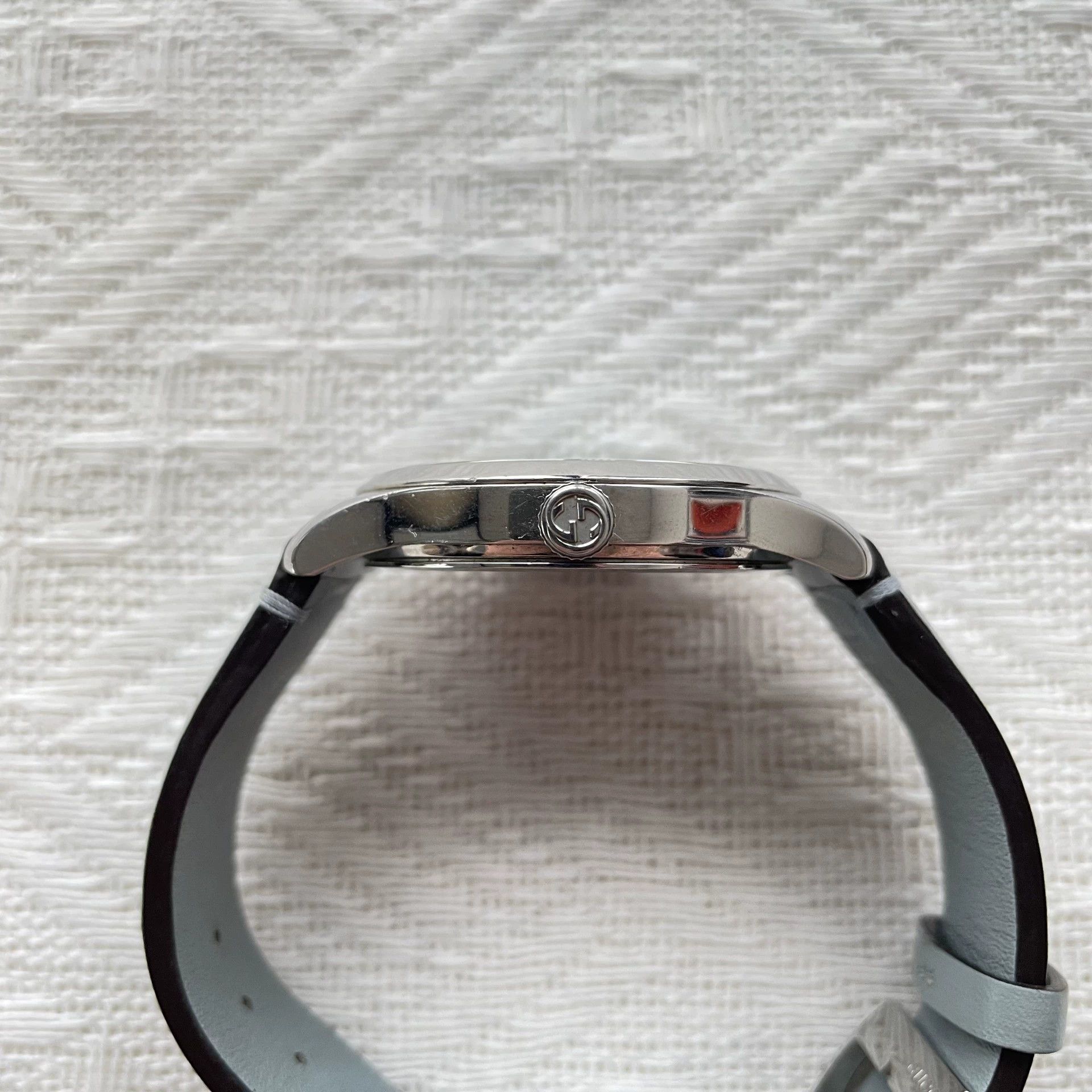 Gucci Gucci G-Eternity Quartz 95 New Unisex 38mm Leather Size ONE SIZE - 8 Thumbnail