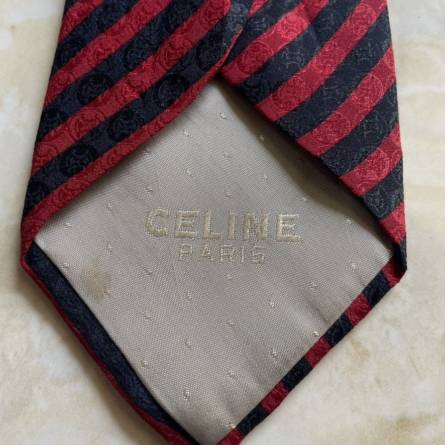 Celine Vintage Celine Stripe Ties Size ONE SIZE - 3 Thumbnail