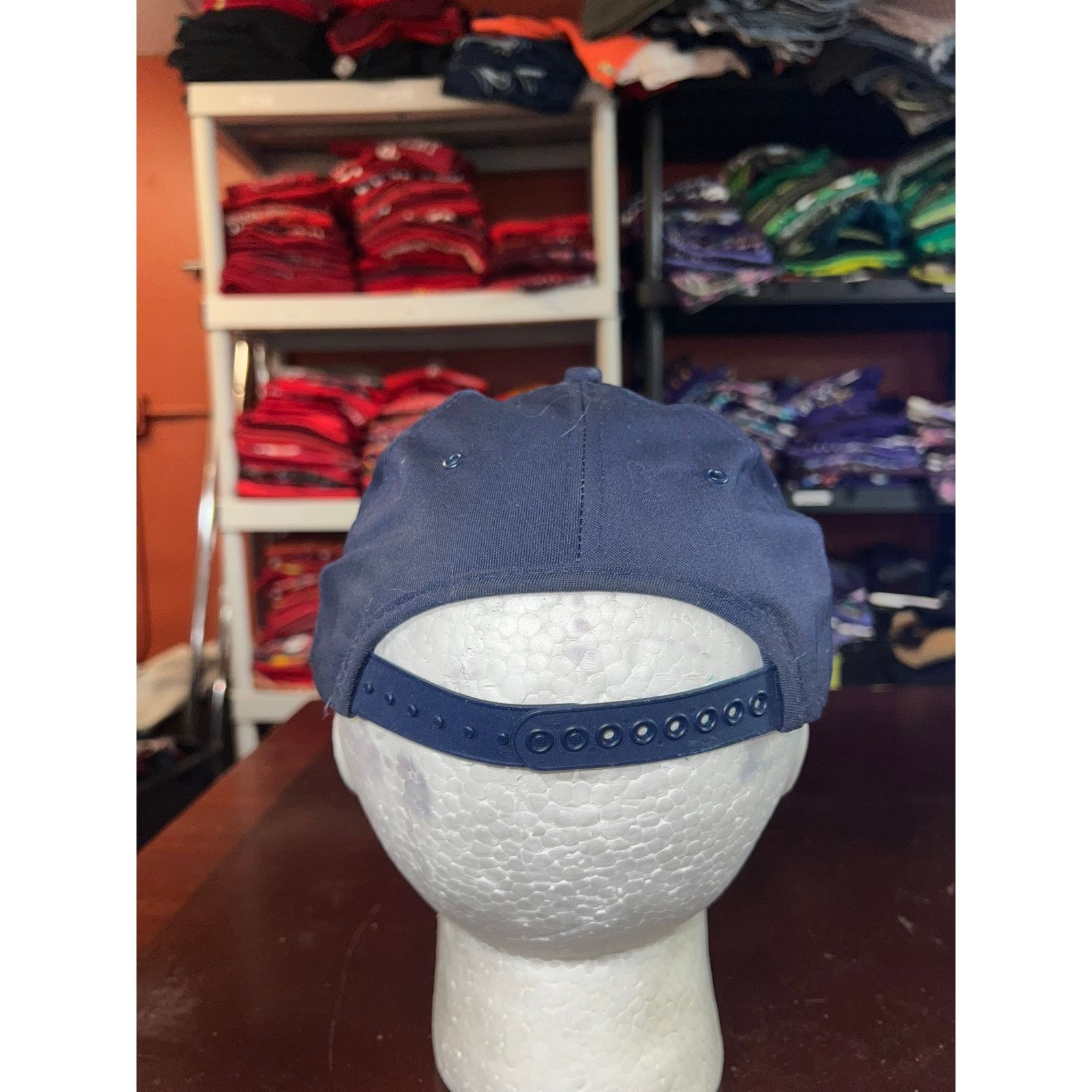 Pepsi Vintage Pepsi Snapback Blue Logo Cap Soda Promo Unitog 90s Size ONE SIZE - 4 Thumbnail