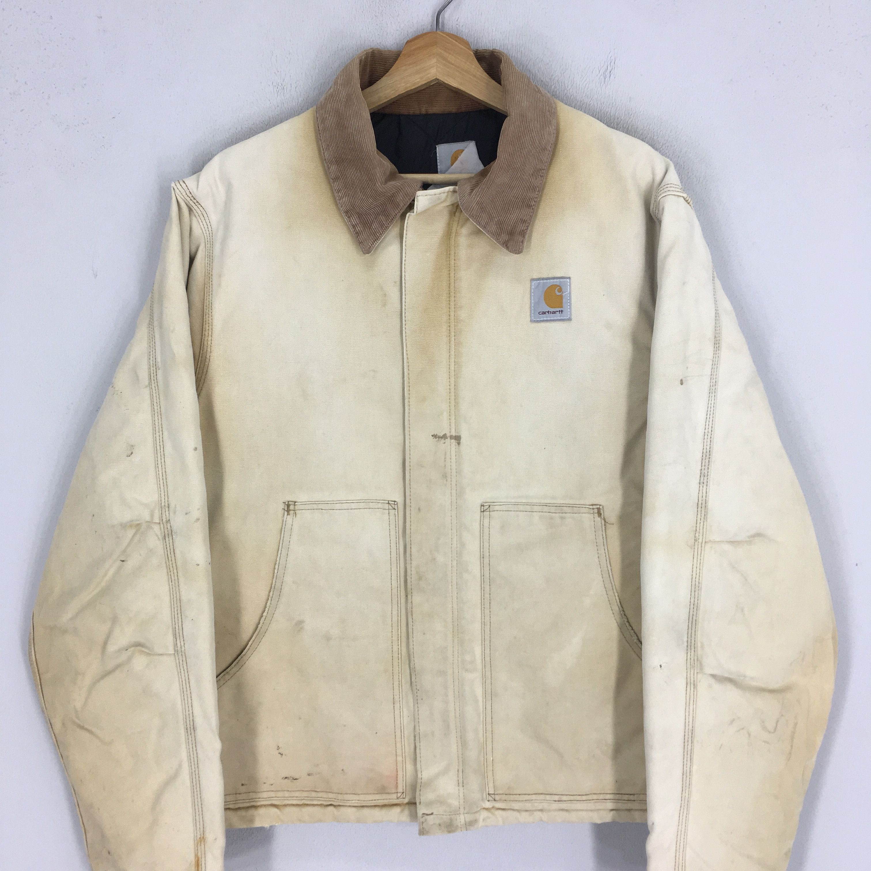 Carhartt Vintage 90's Distressed Carhartt Denim Brown - 1857 Size US L / EU 52-54 / 3 - 4 Thumbnail