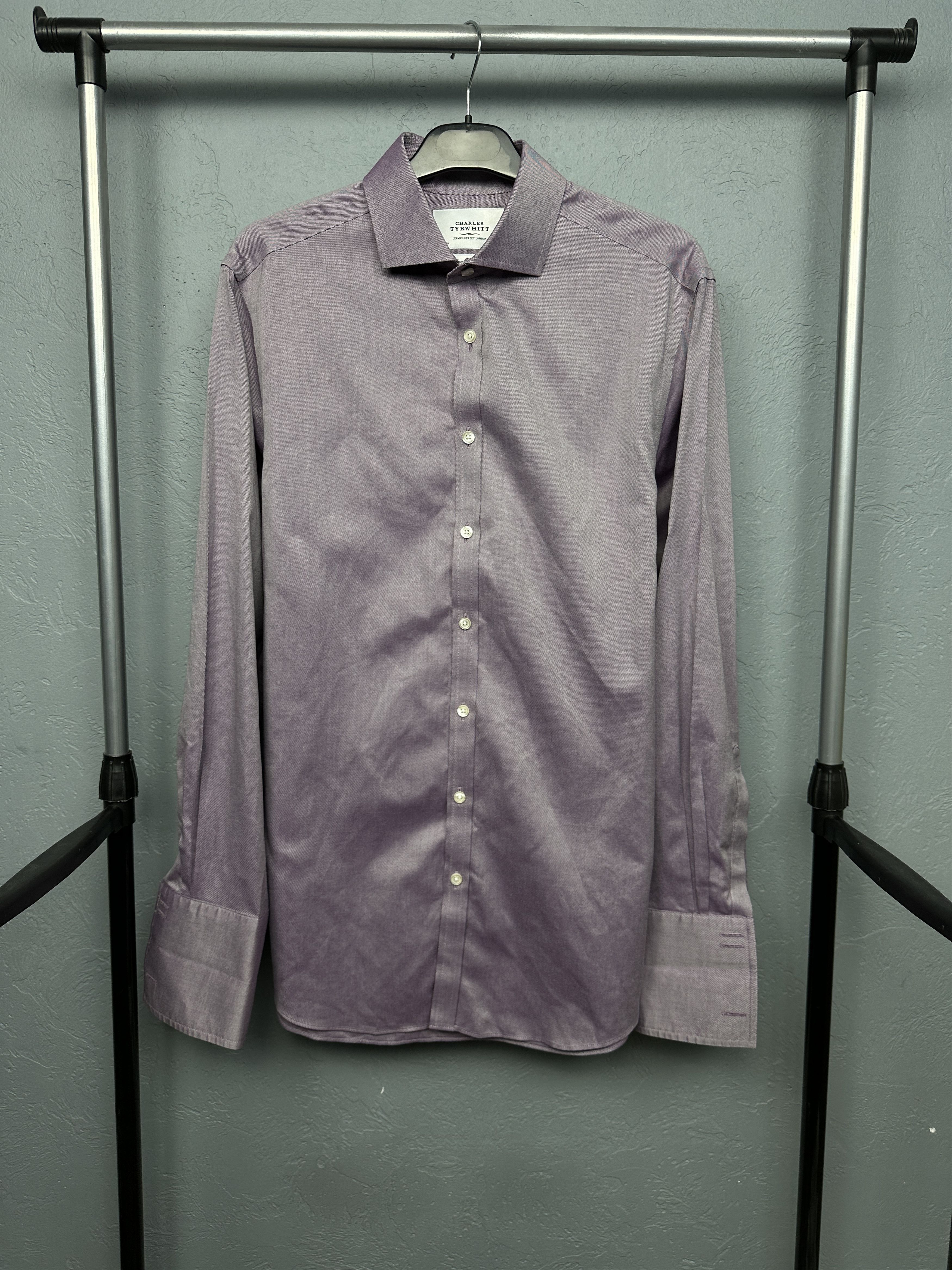 Charles Tyrwhitt Charles Tyrwhitt Mens Long Sleeve Shirt Size US L / EU 52-54 / 3 - 1 Thumbnail