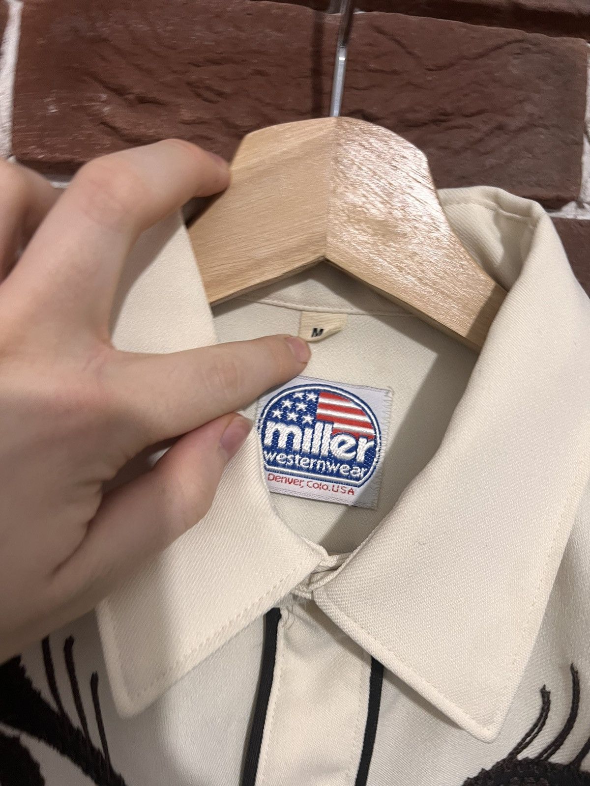 Other Vintage 80s Miller Cowboy Western Button Up Shirt Hype Rare Size US M / EU 48-50 / 2 - 4 Thumbnail