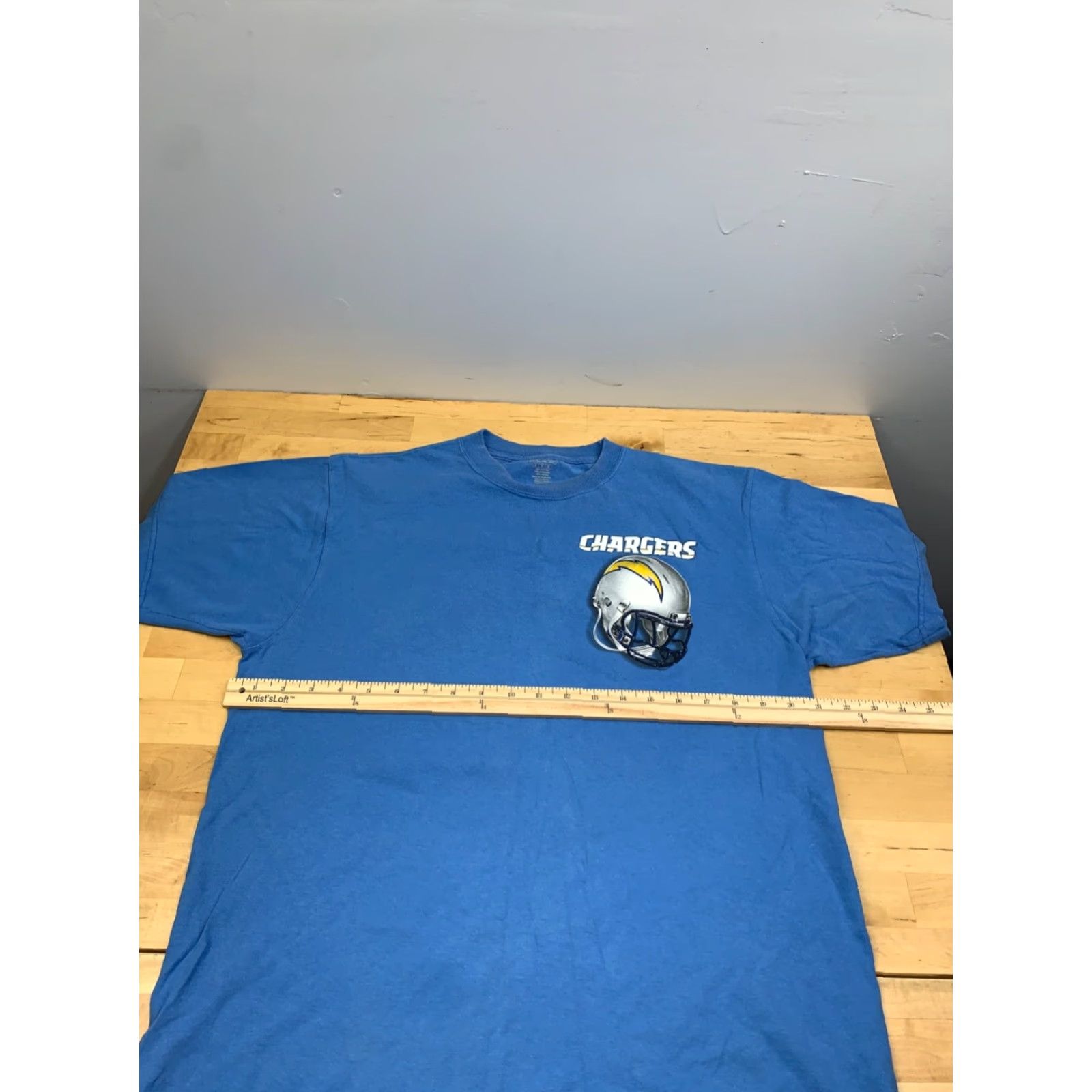 Reebok Reebok San Diego Chargers Schedule Shirt Mens M Blue Y2K Crew Necl 2010 12054 Size US M / EU 48-50 / 2 - 6 Thumbnail