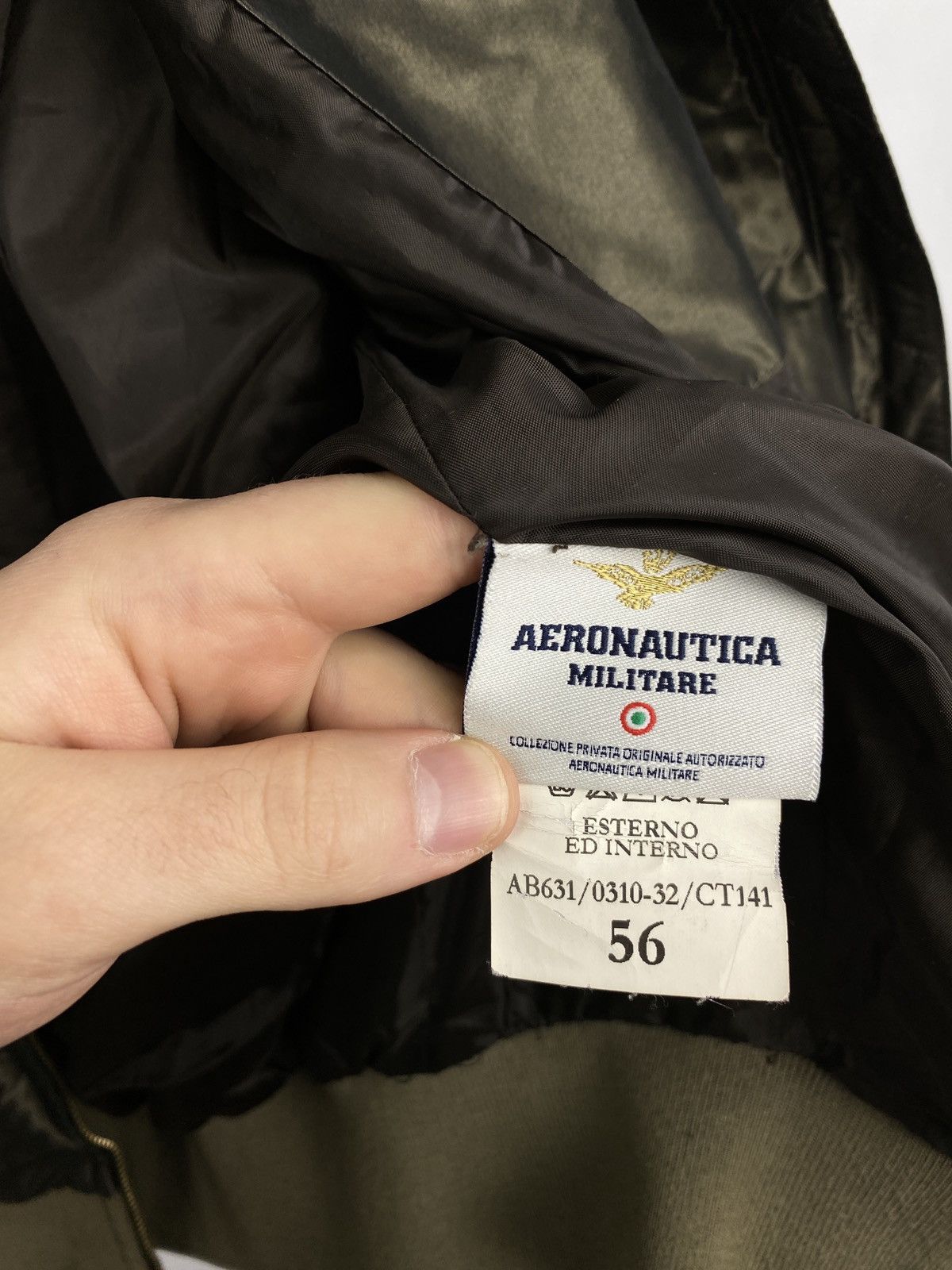 Aeronautica Militare 🇺🇸 Vintage Aeronautica Militare Aviation Bomber Patchwork Y2K Size US XL / EU 56 / 4 - 11 Thumbnail