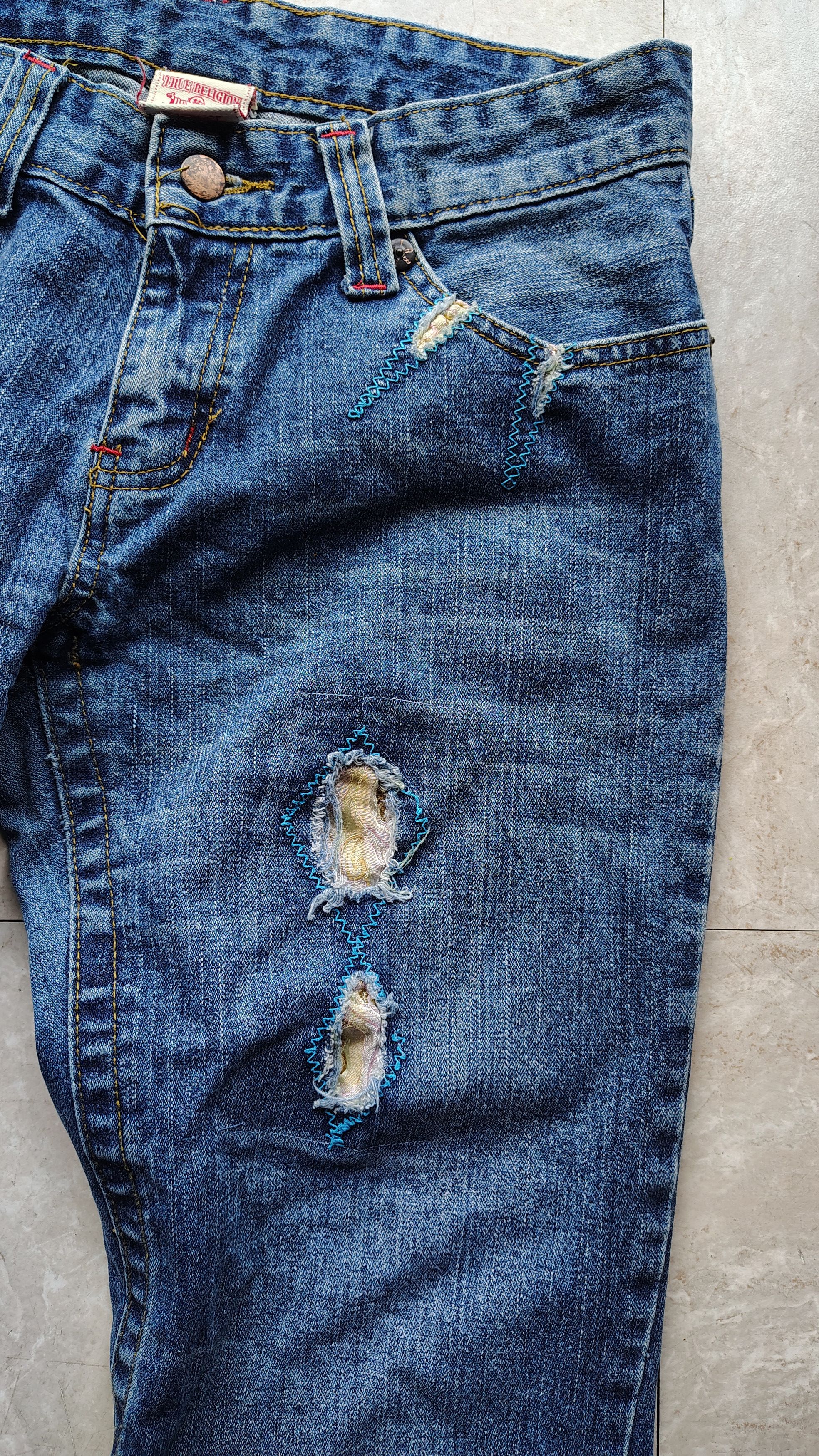 True Religion True Religion Bobby twist flared jeans Size 29" - 6 Thumbnail