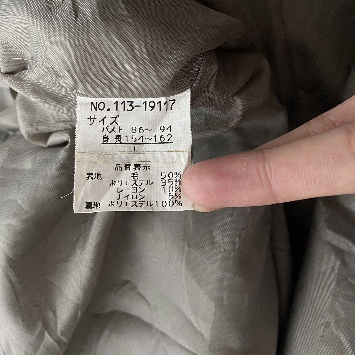 Other BEST COLLECTION Safari Design Overprint Wool Coat Size L / US 10 / IT 46 - 9 Thumbnail