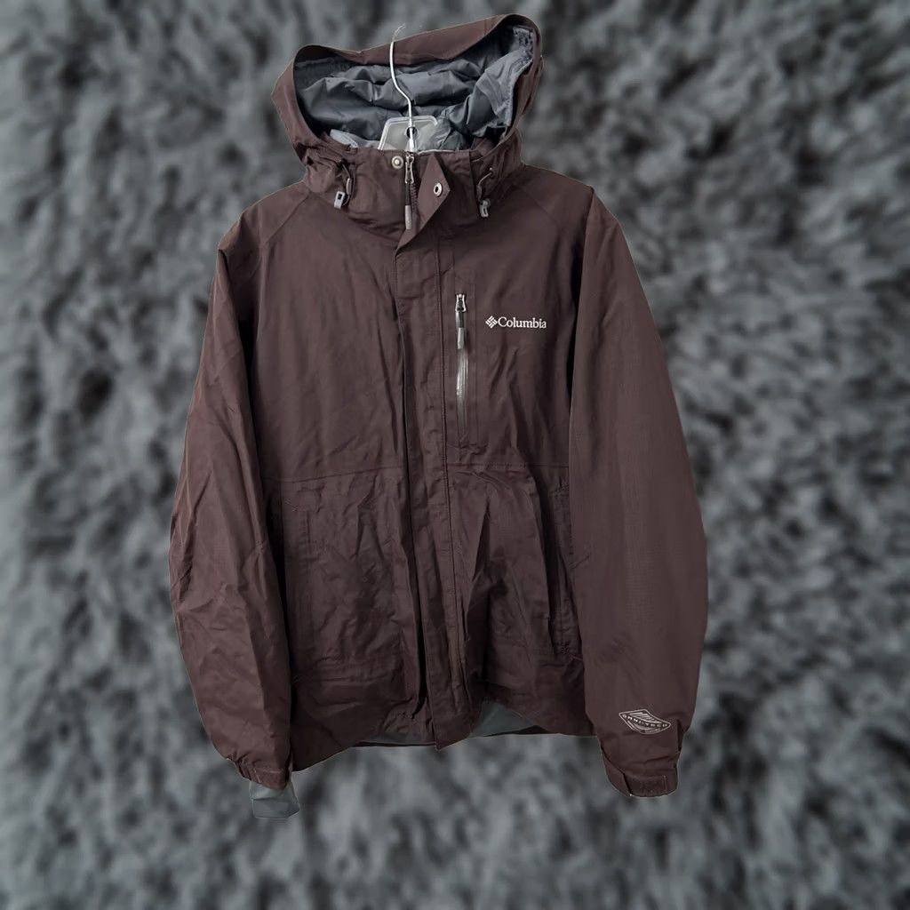 Vintage Columbia Omni-Heat Interchange Jacket Mens S Brown 3-in-1 Omni-Tech Parka Coat Size US S / EU 44-46 / 1 - 1 Thumbnail