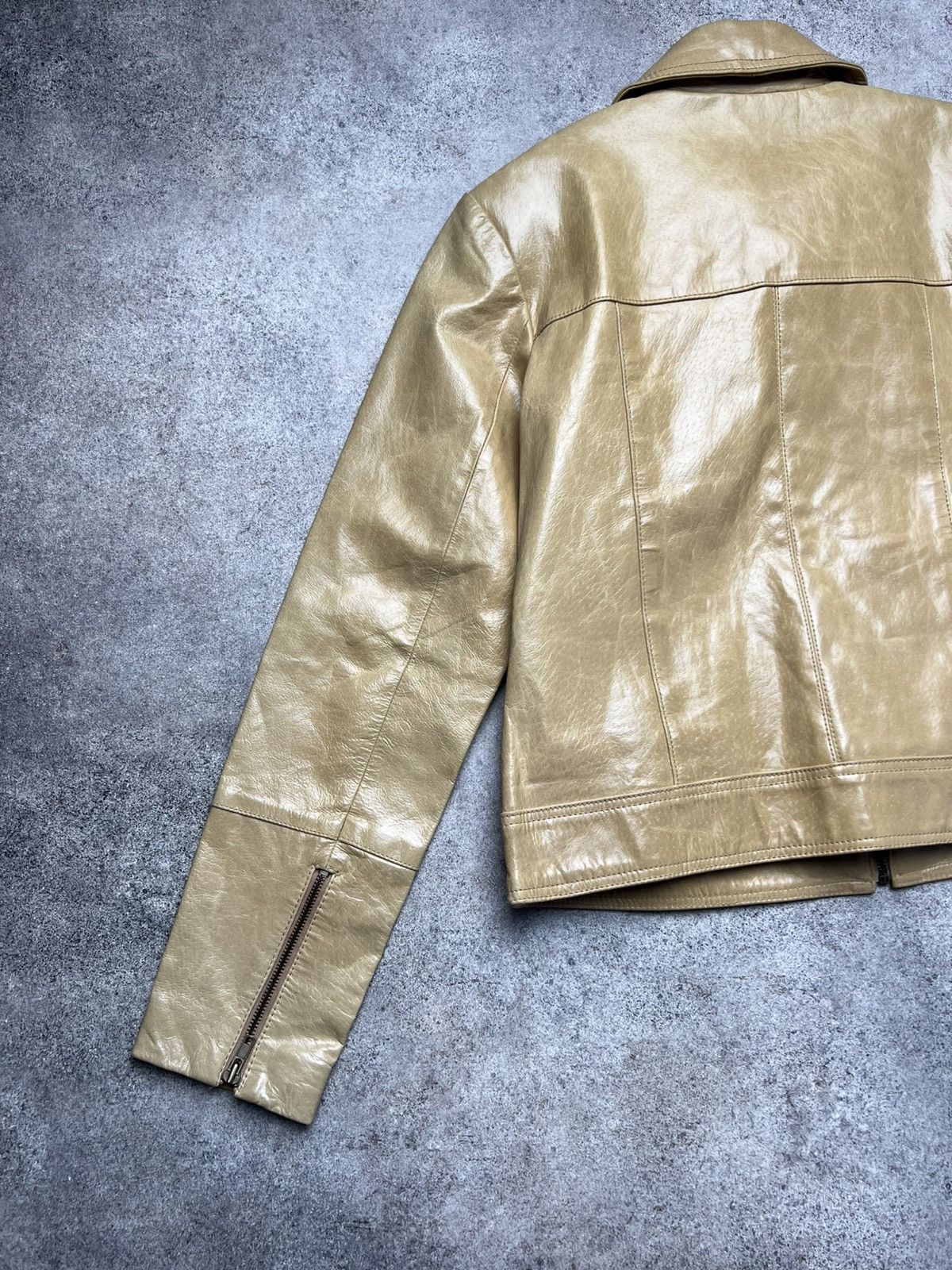 Leather × Vintage Yes or no vintage leather jacket Size S / US 4 / IT 40 - 7 Thumbnail