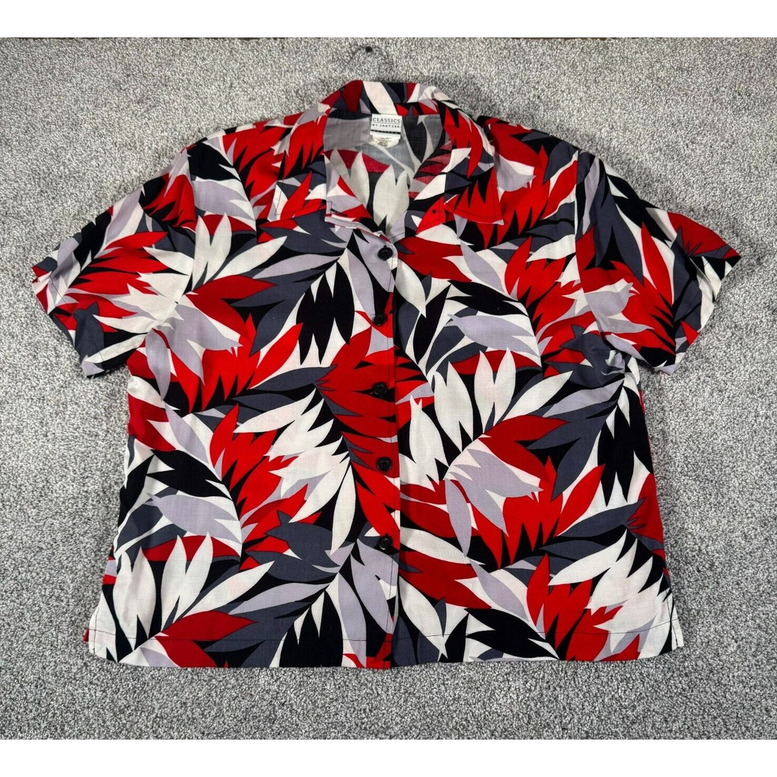 Other Classics by Jantzen Sweater Blouse Set L Petite Embroidered Size L / US 10 / IT 46 - 11 Thumbnail
