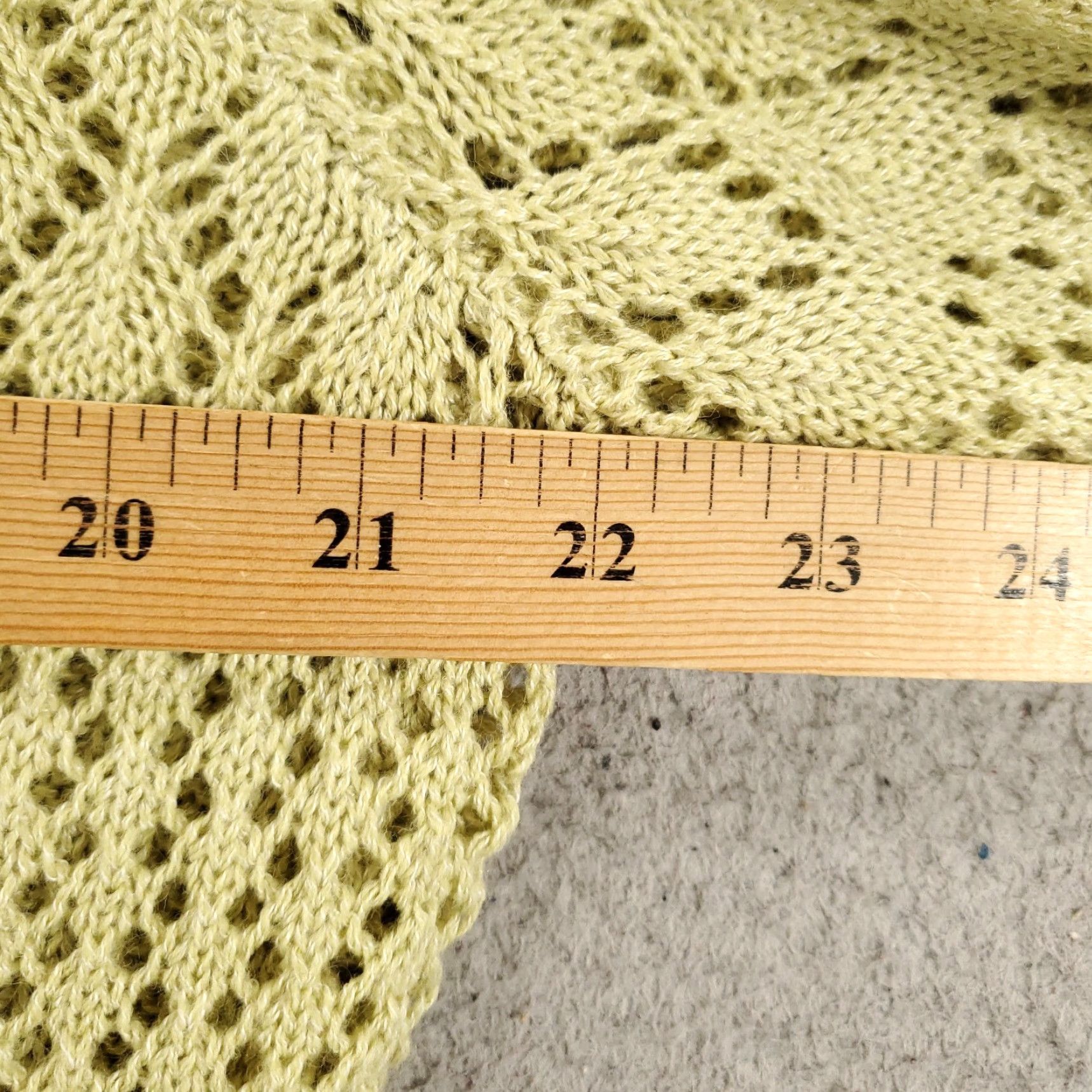 Liz Claiborne **Liz Claiborne Womens XL Light Green Open Knit V-Neck Sweater NWT** User: **Liz Claiborne Womens Light Green XL Open Knit V-Neck Sweater NWT** Size XL / US 12-14 / IT 48-50 - 4 Thumbnail
