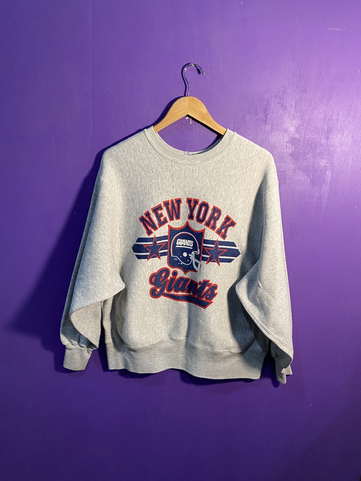 Logo 7 Vintage 90s Logo 7 New york giants logo crewneck Size US L / EU 52-54 / 3 - 1 Thumbnail
