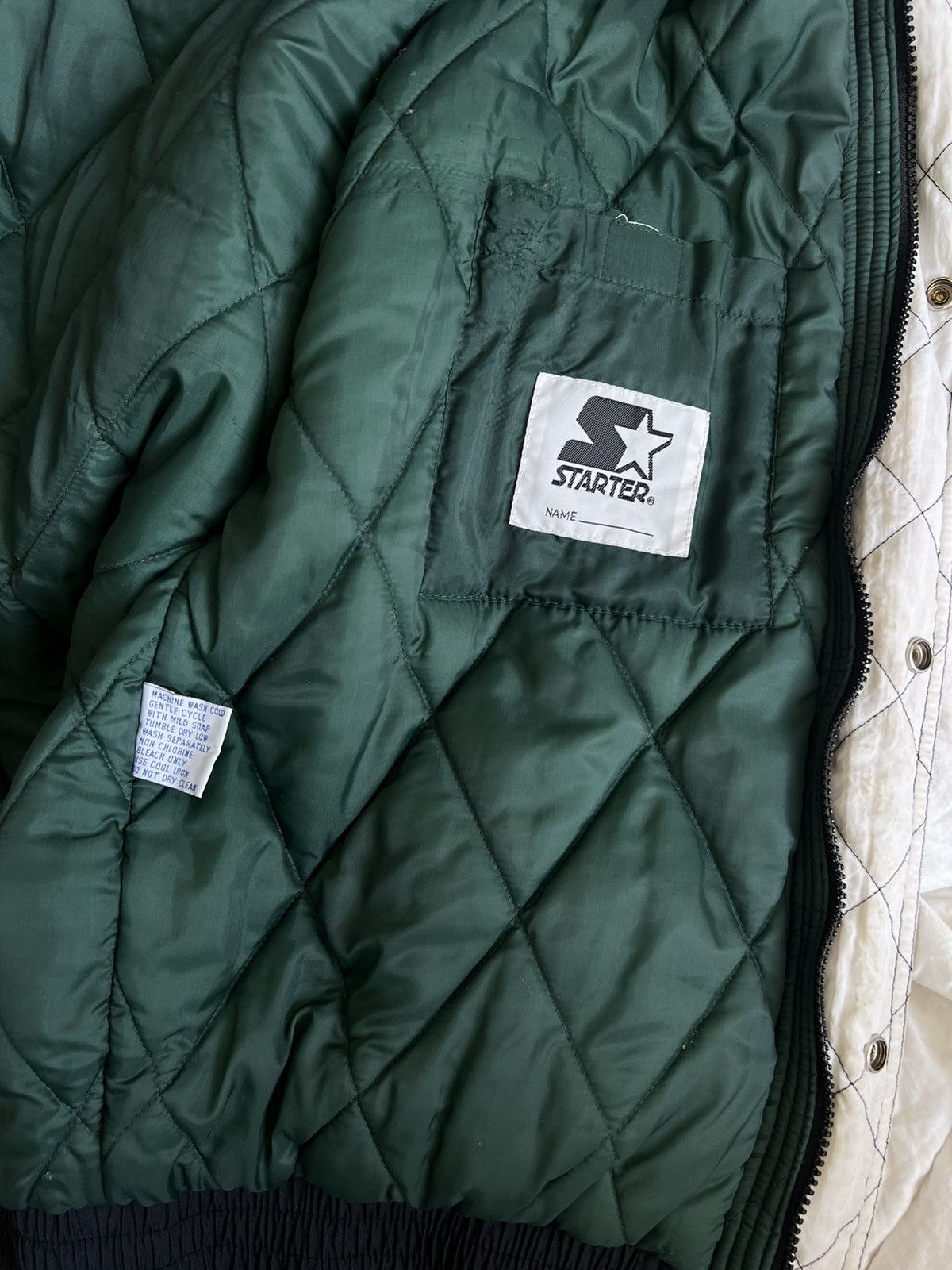 Starter × Vintage Starter Miami University Hurricanes Bomber Jacket Size US M / EU 48-50 / 2 - 10 Thumbnail