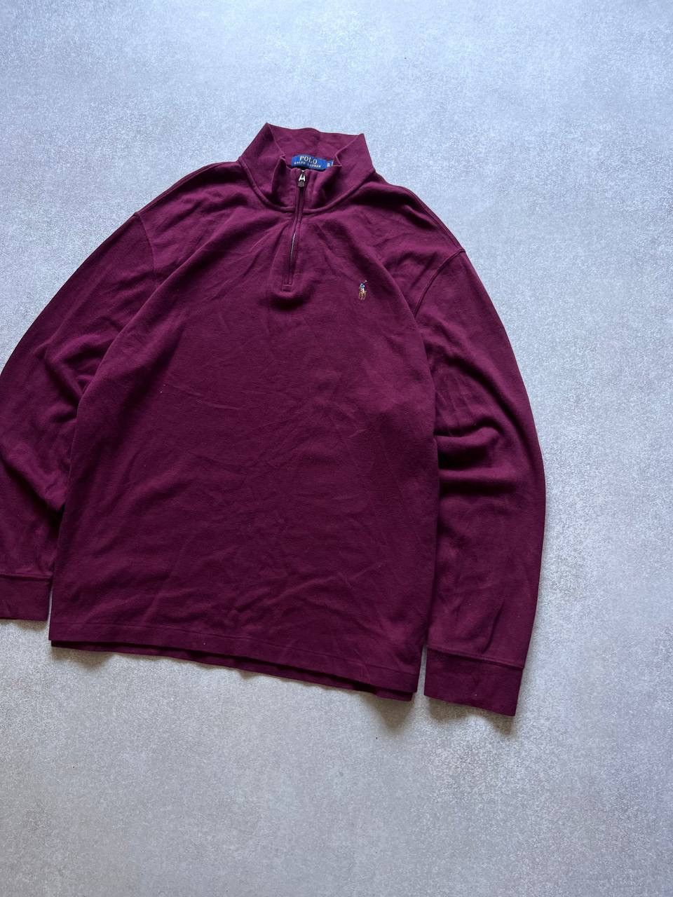Polo Ralph Lauren × Vintage Vintage Polo Ralph Lauren Quarter Zip Sweatshirt Y2K XL Size US XL / EU 56 / 4 - 2 Thumbnail